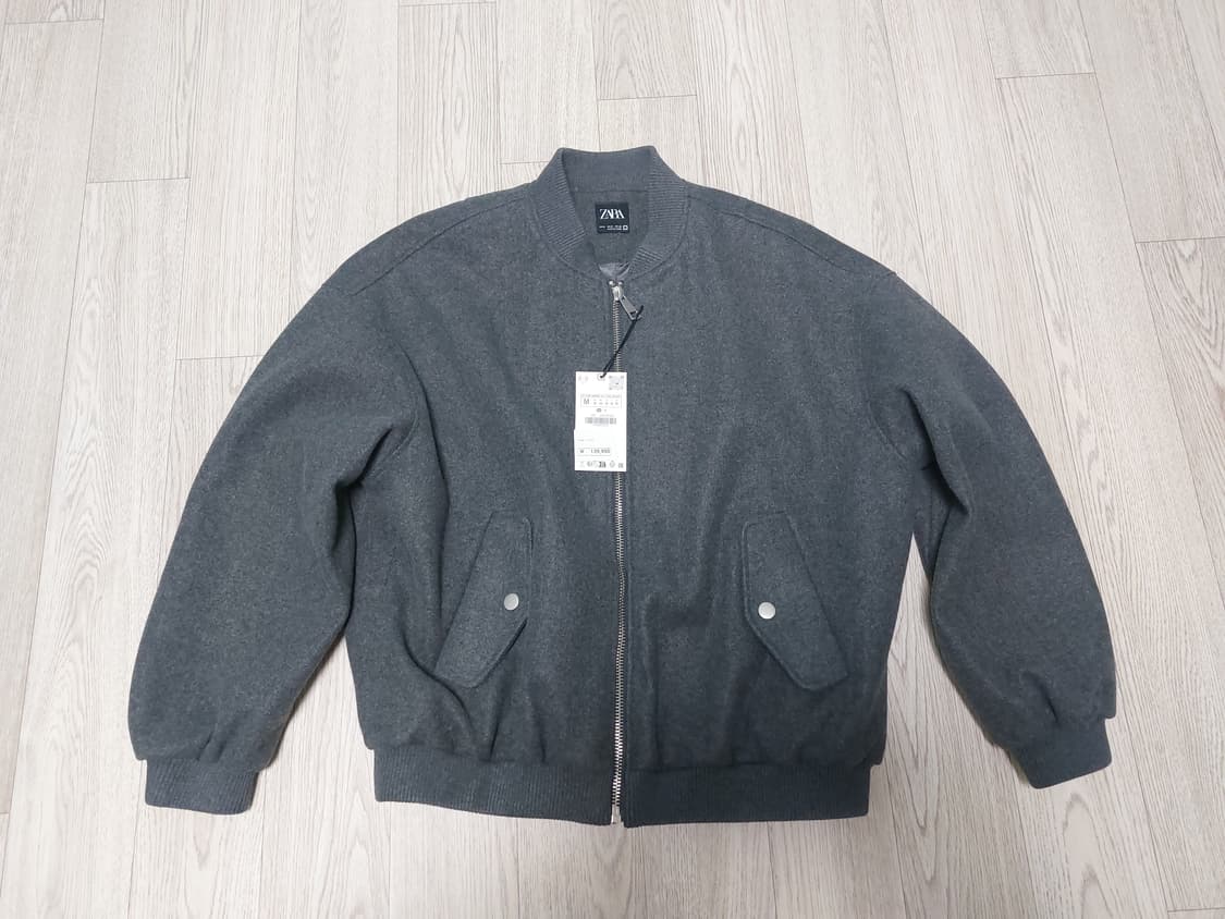 자라 울 봄버 항공자켓 M 상품이미지8