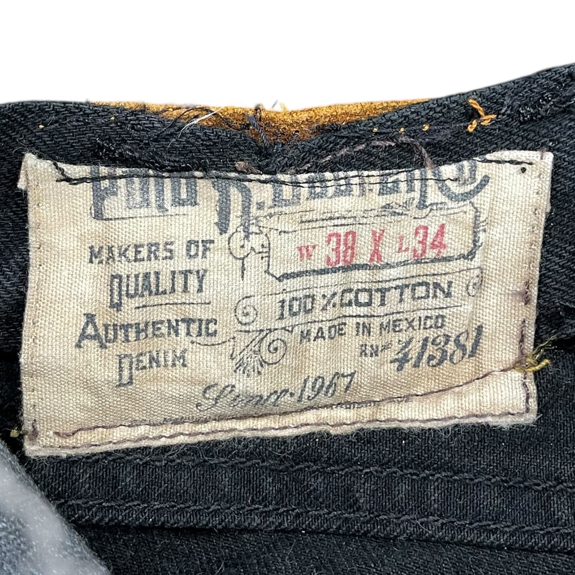 폴로 랄프로렌 흑청 데님팬츠 상품이미지5