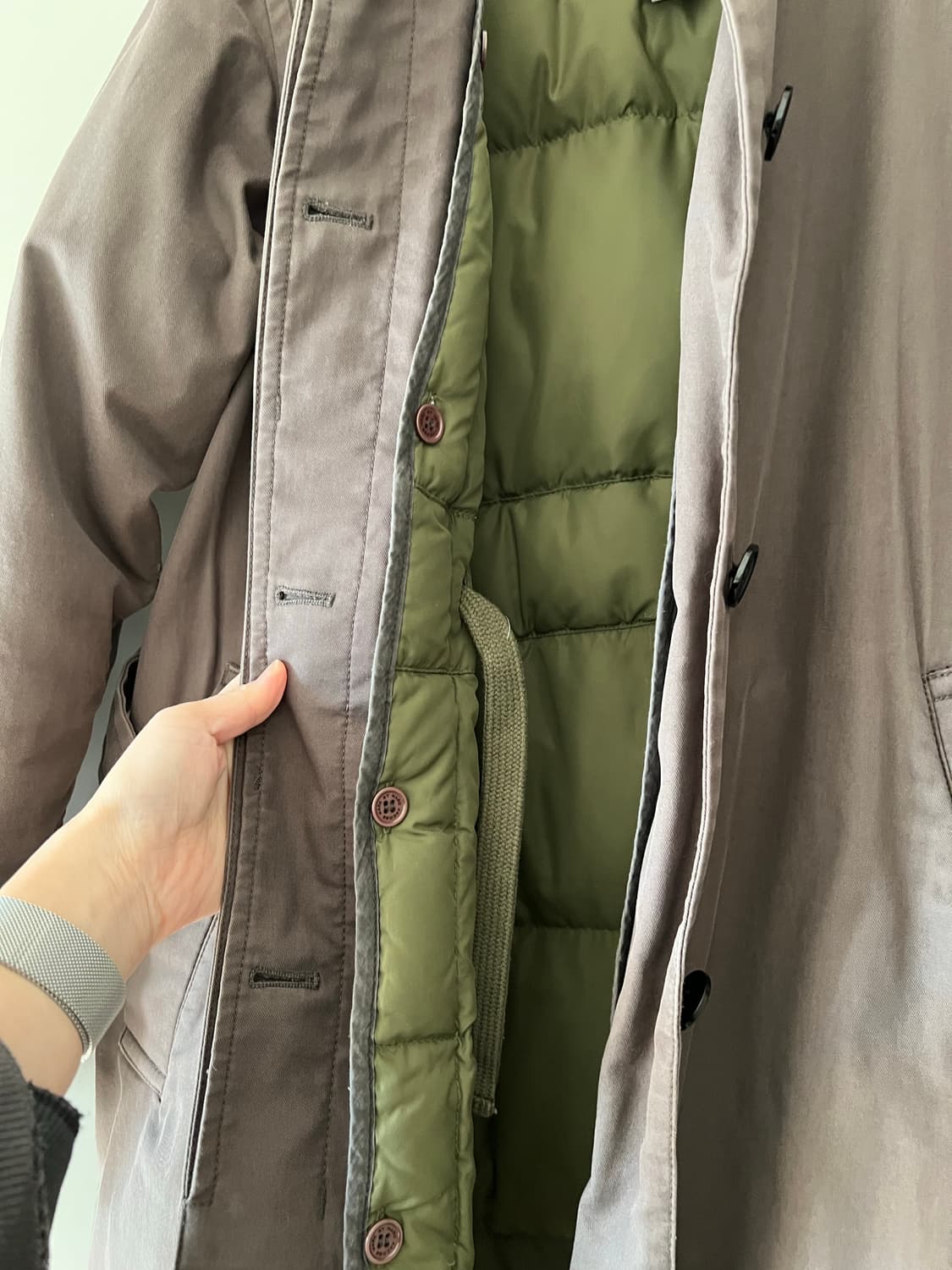 MARC BY MARC JACOBS 패딩 (분리형) 트렌치 코트 XS s 상품이미지3