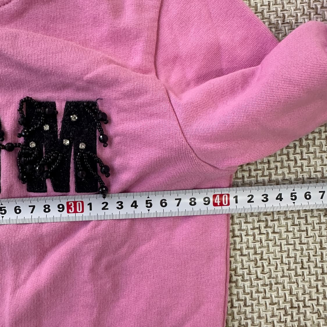 실측확인 MSGM 키즈 맨투맨 0417D 상품이미지5