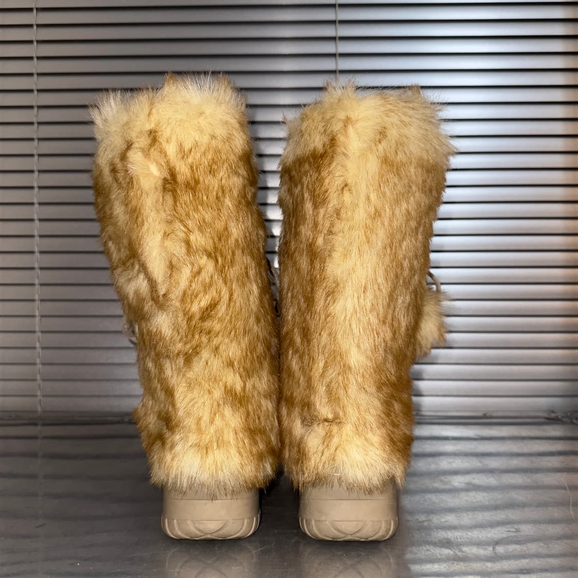 00s Y2K 콜린 스튜어트 털 부츠 상품이미지5