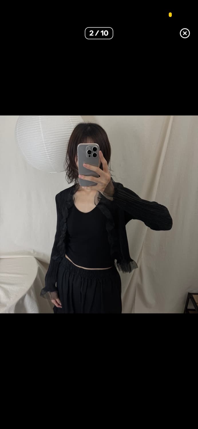 Specchio 스페치오 플리츠 가디건 상품이미지3