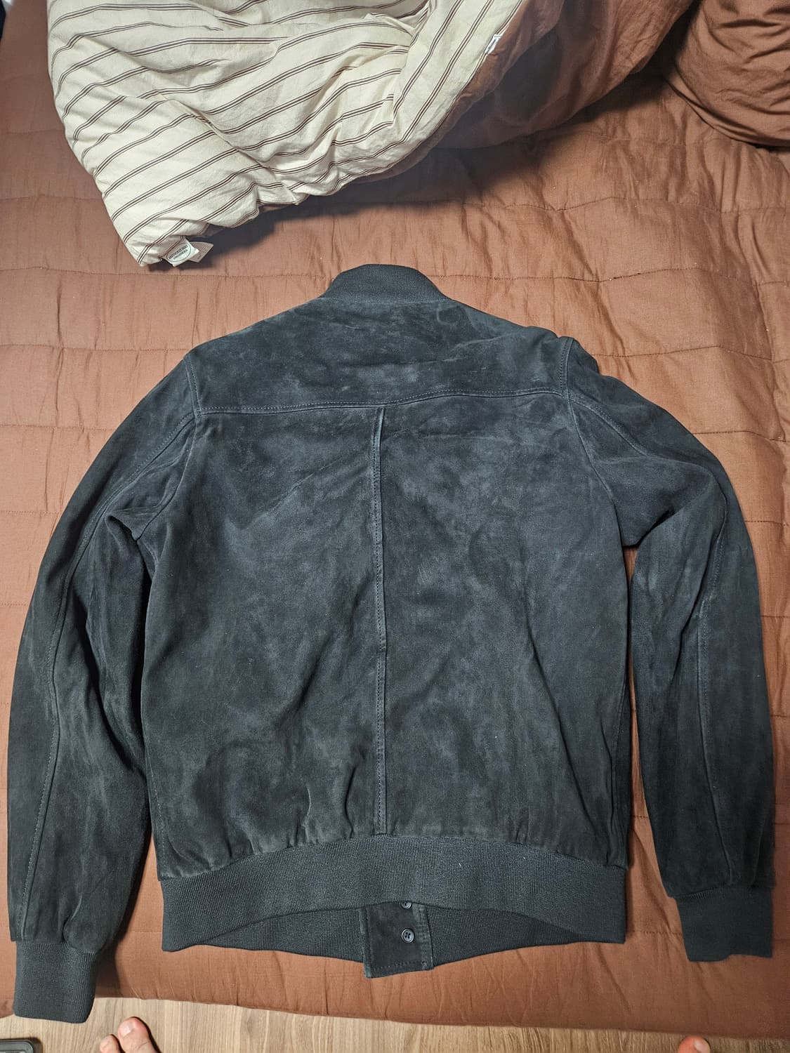 슬로웨어 몬테도로 스웨이드자켓 블랙M 상품이미지3