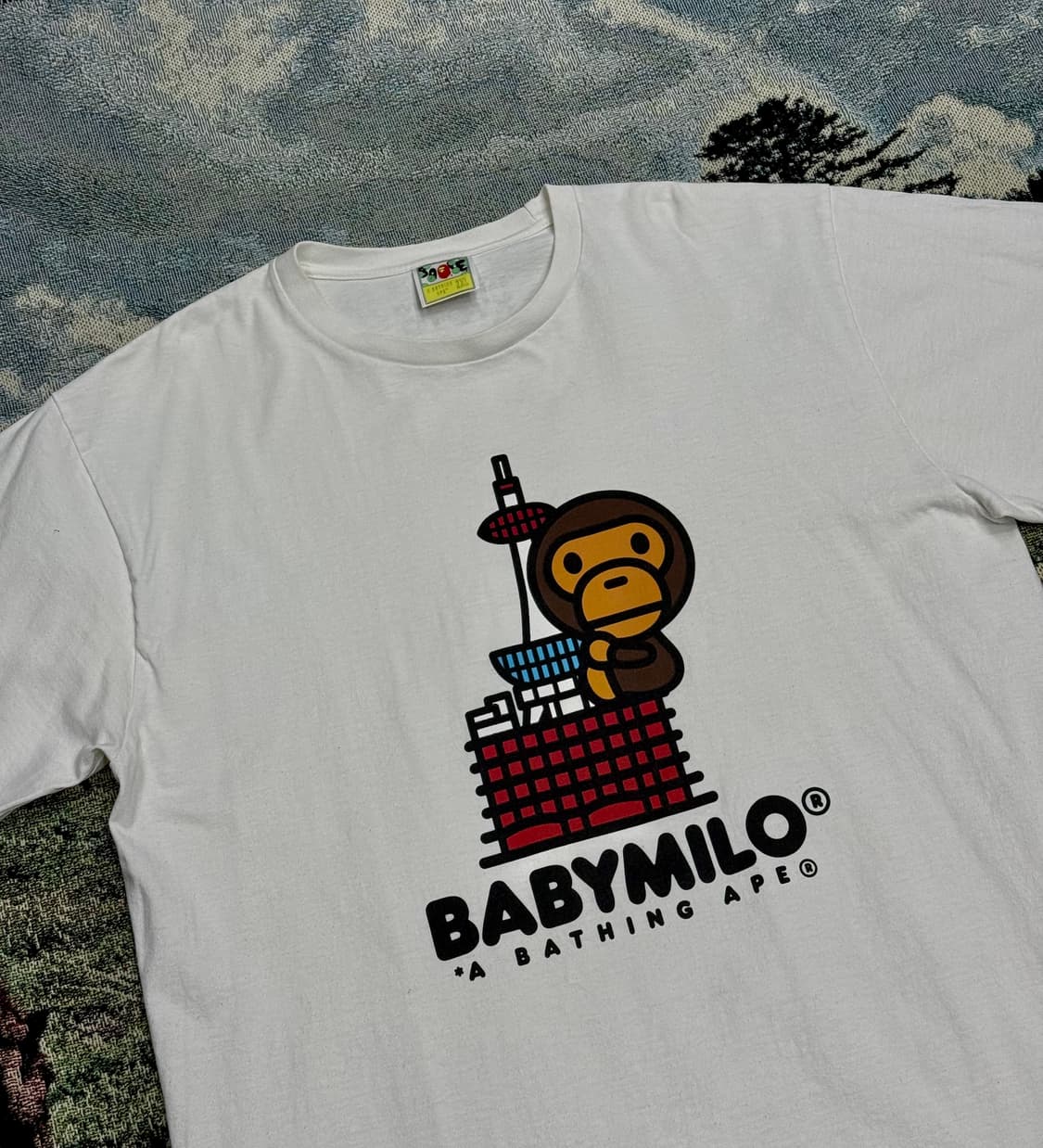 베이프 베이비 마일로 교토 오버핏 티셔츠 상품이미지6