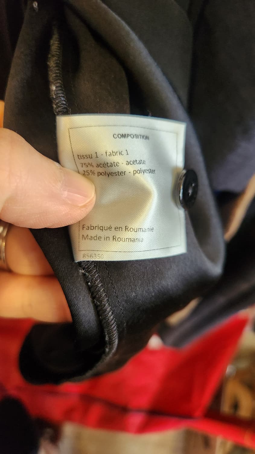 샤넬 블랙 블라우스 상품이미지5