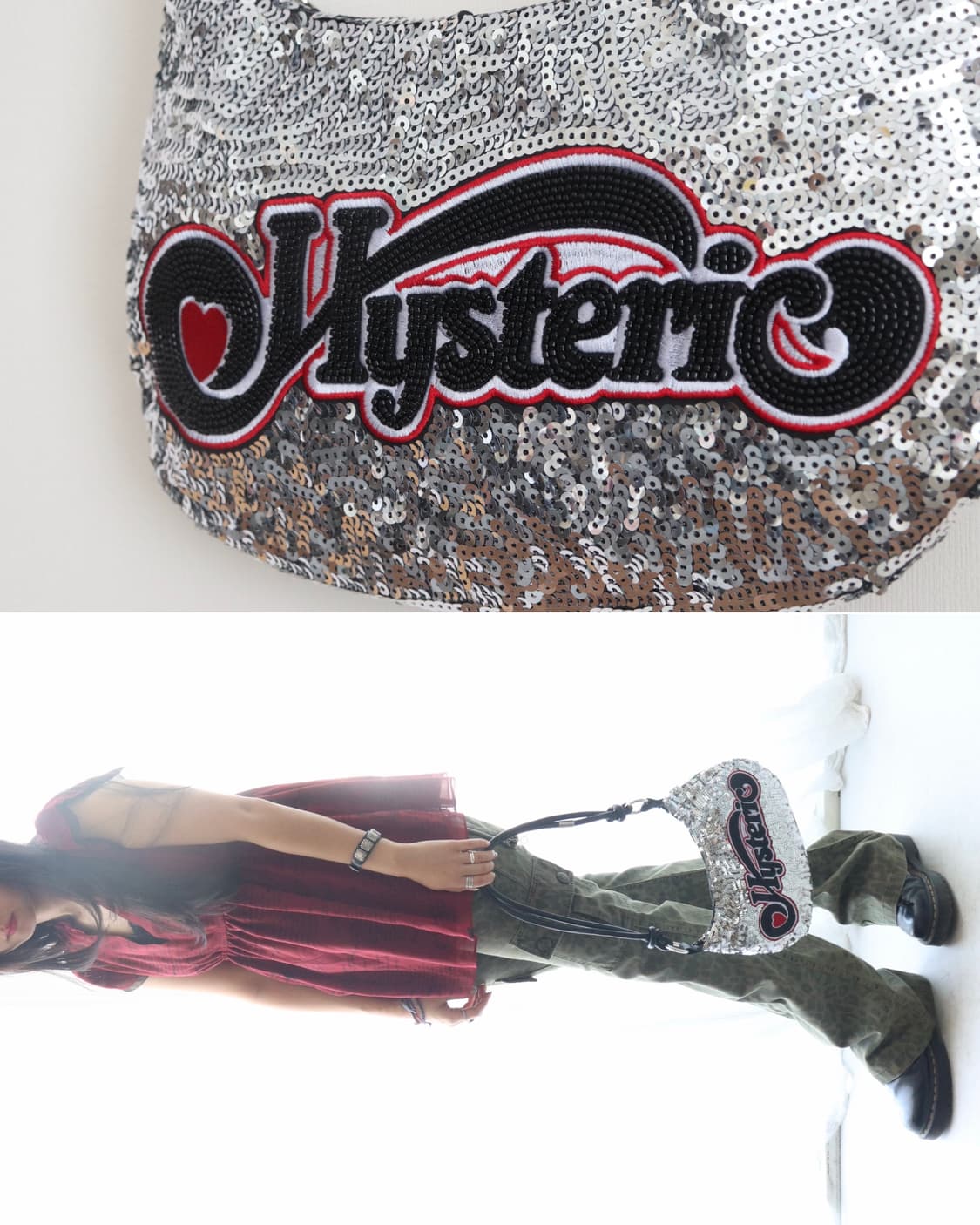 [Hysteric Glamour] Silver Spangle Bag 상품이미지10
