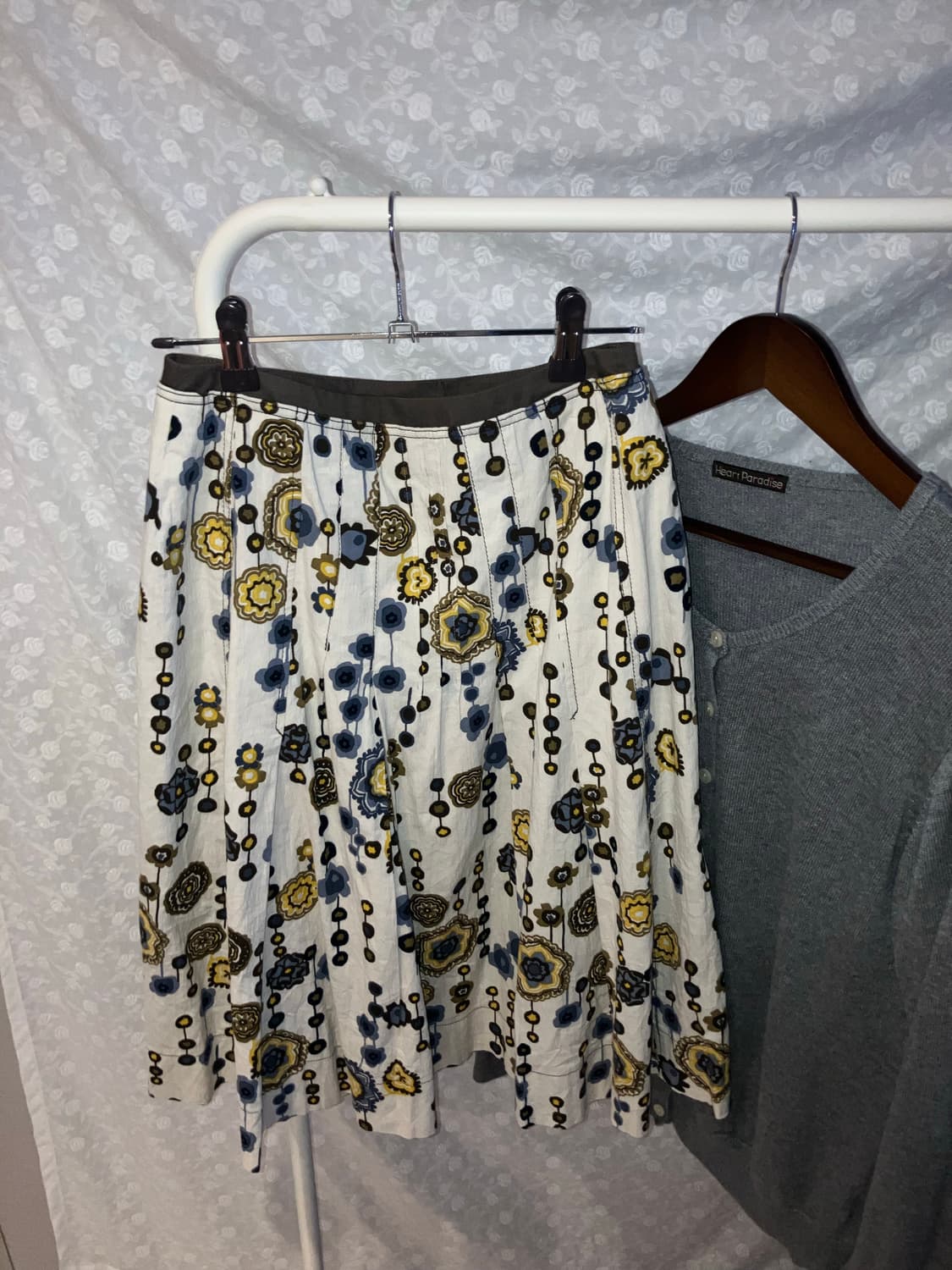 💌 Japanese oriental mid skirt. 상품이미지4