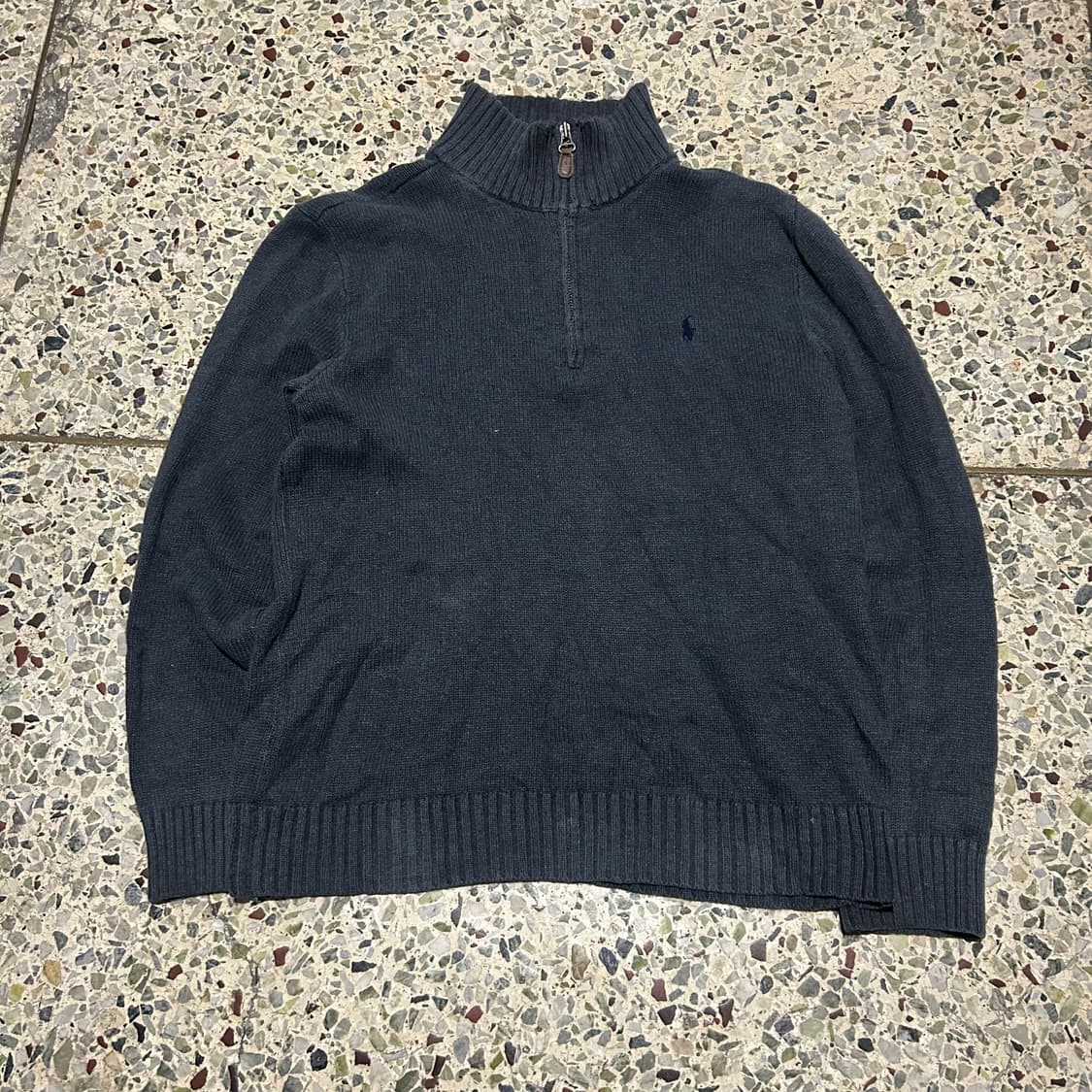 폴로 랄프로렌(POLO RalphLauren) 코튼 반집업 니트 상품이미지1