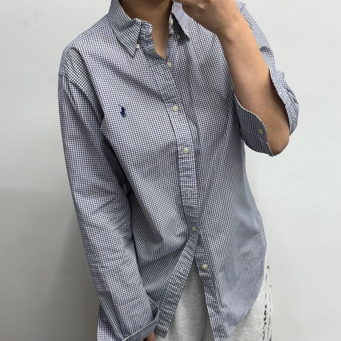 [M] 랄프로렌 클래식핏 체크셔츠 상품이미지2