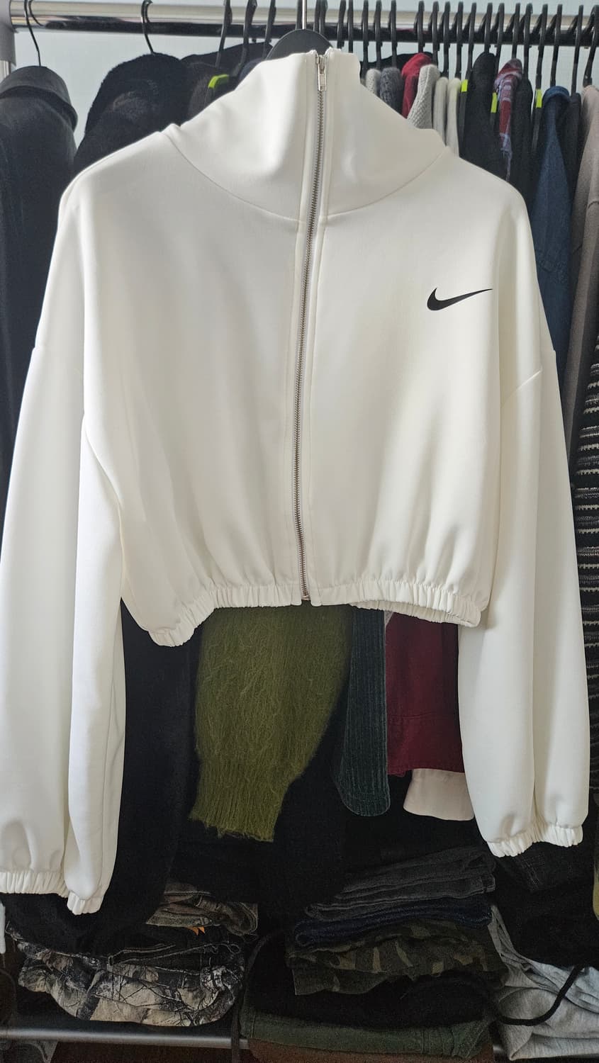 나이키 스우시 크롭자켓 상품이미지1