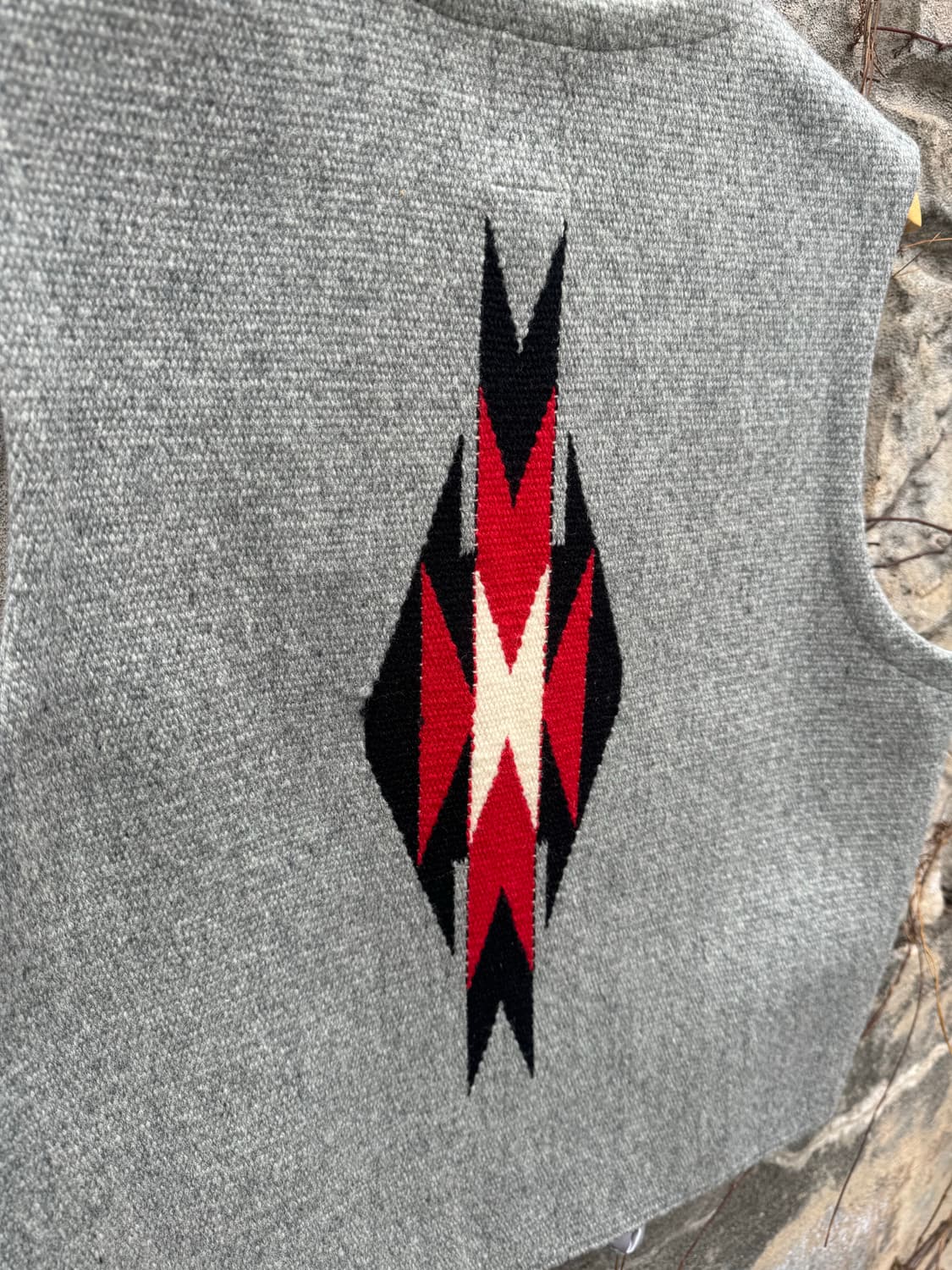 오르테가 핸드 우븐 울 네이티브 웨스턴 치마요 베스트 조끼 상품이미지7