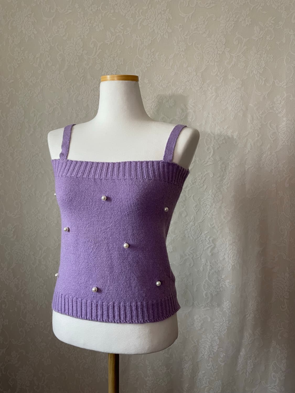 Grl라일락 퍼플 가디건 나시세트  상품이미지4