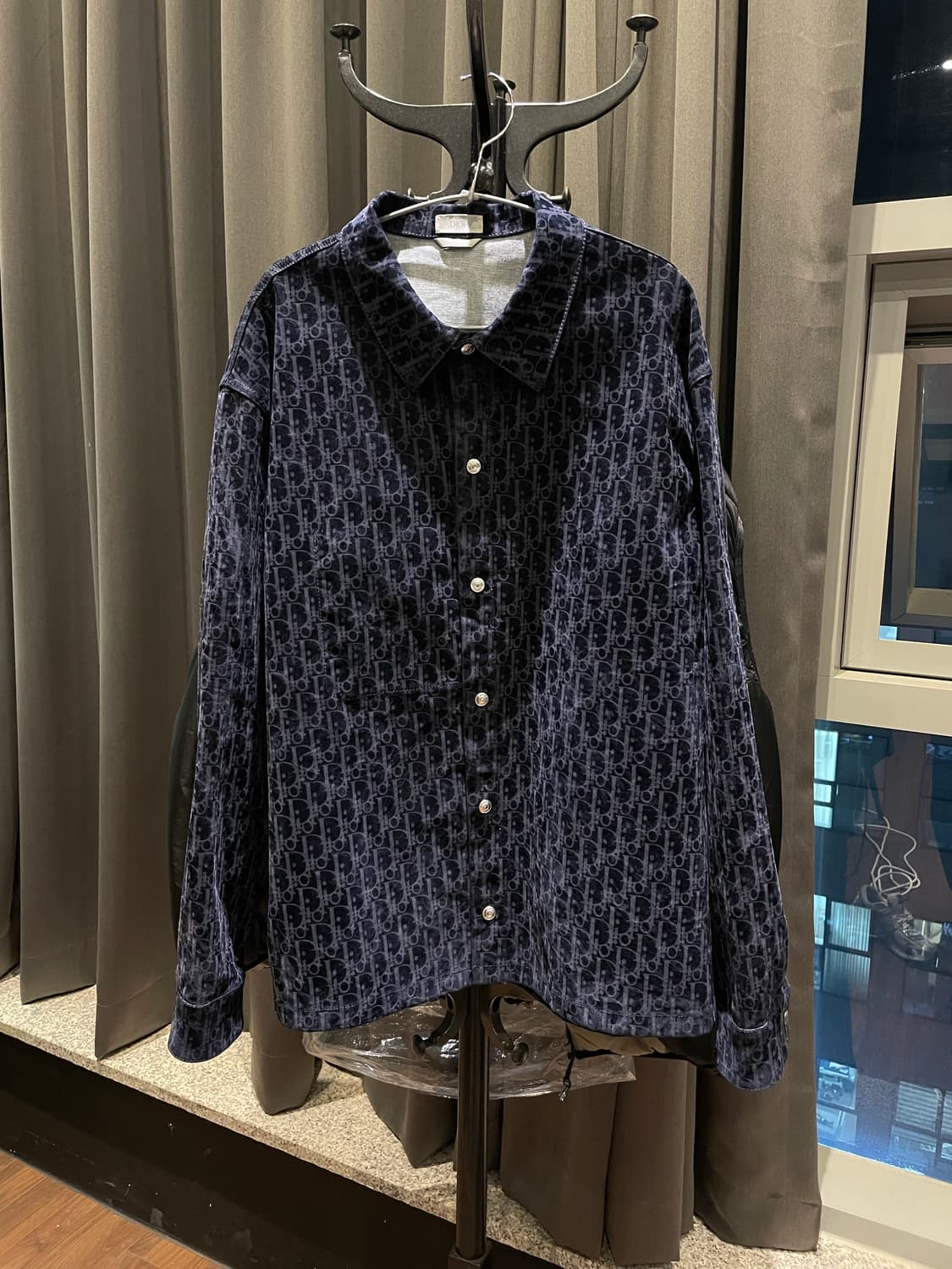 디올 오블리크 벨벳 오버셔츠 자켓 58 (국내110) 상품이미지2