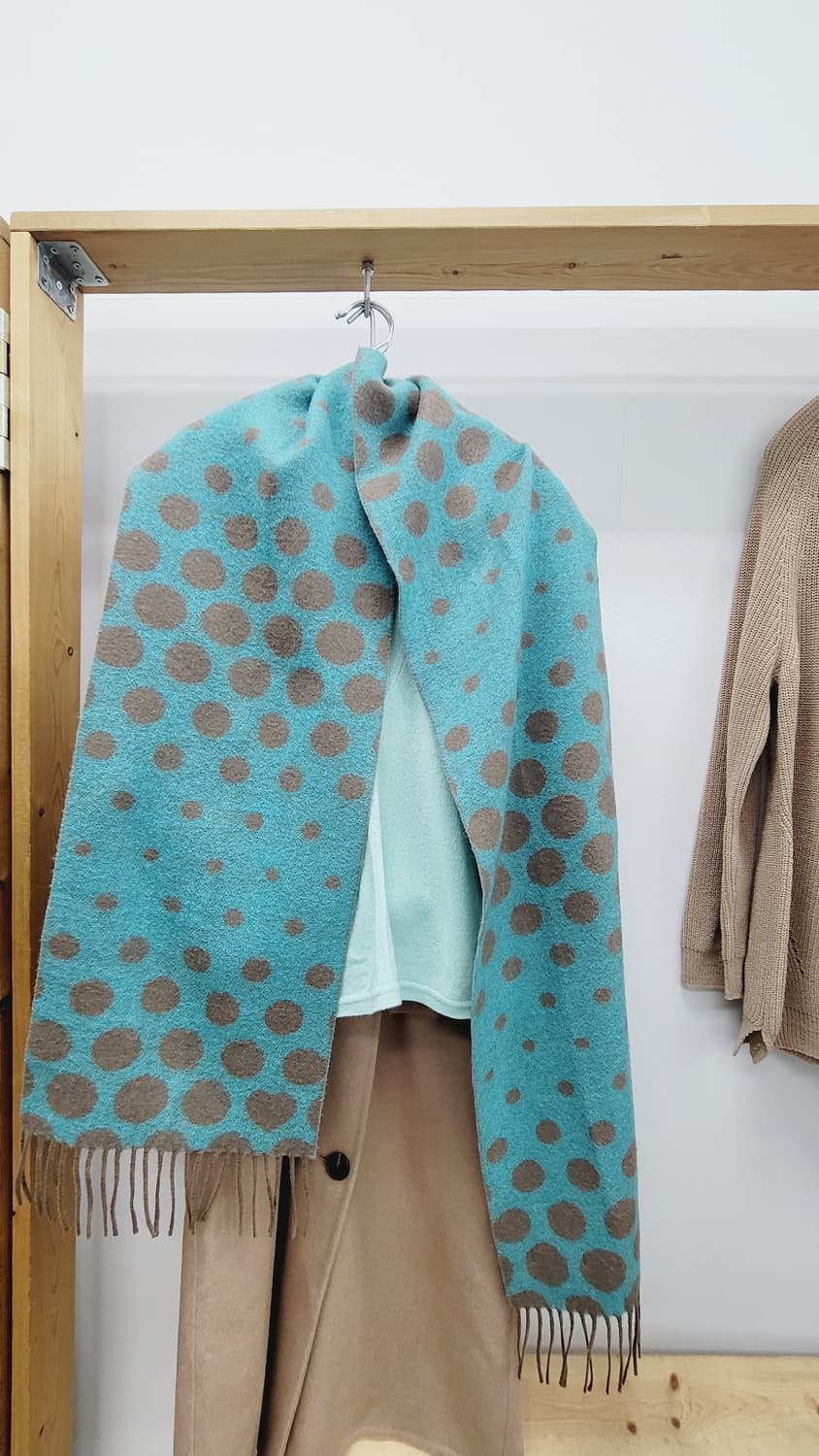 SJSJ 도트 순모 스카프 상품이미지2