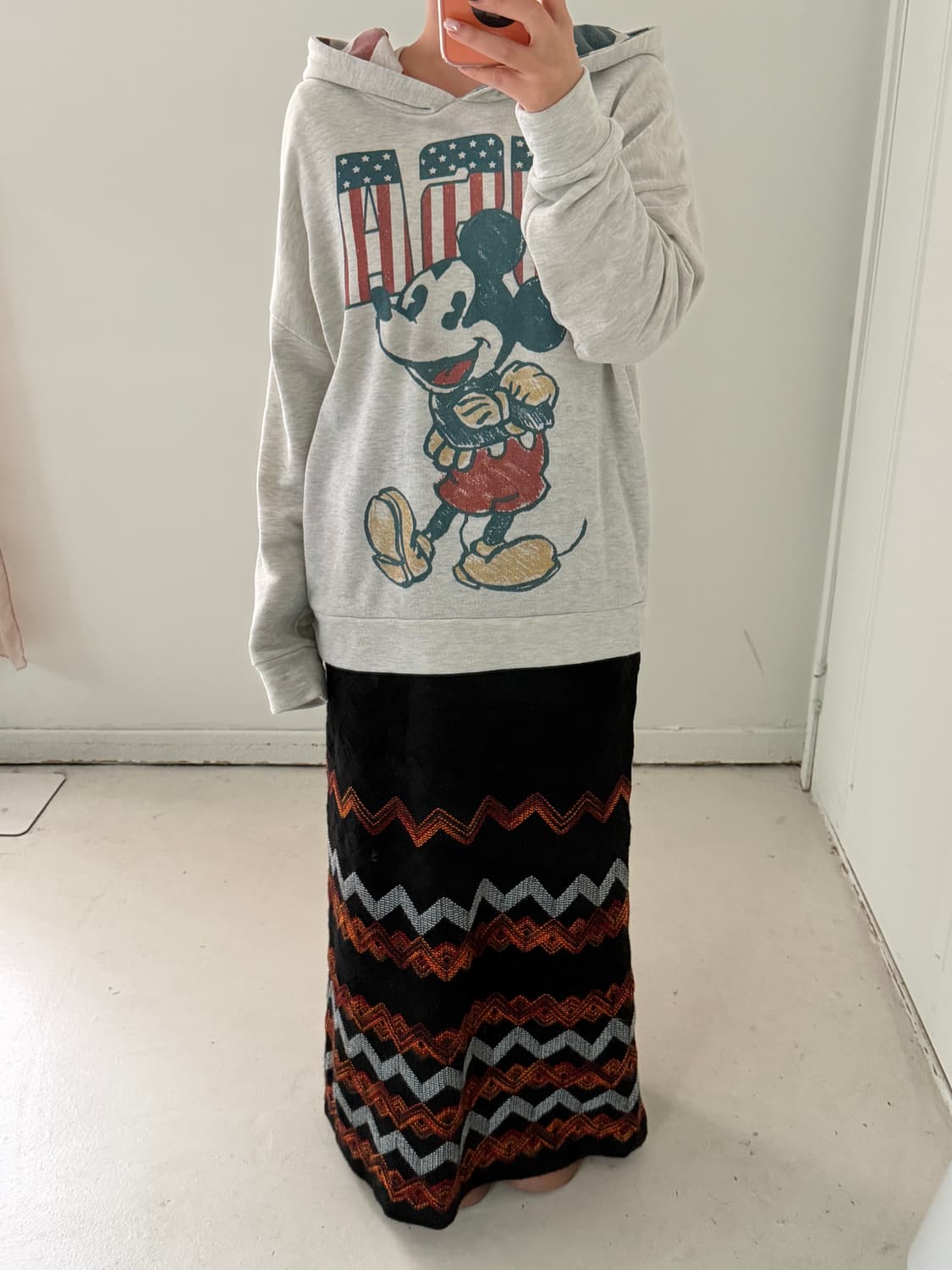 디즈니 USA 미키마우스 성조기 후드스웻 상품이미지2