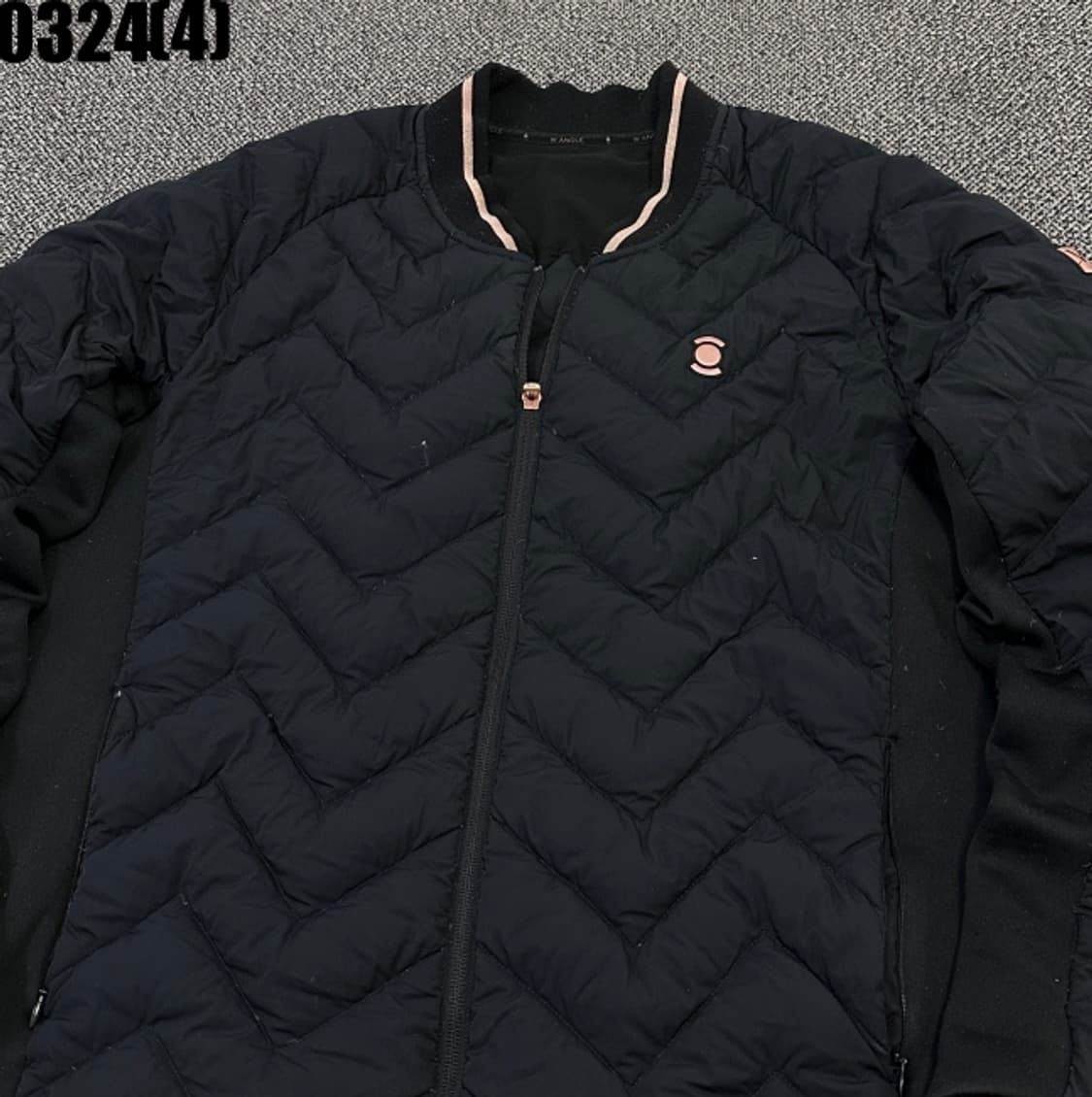 105 와이드앵글 구스다운 블랙 퀄팅 점퍼 0324(4) 상품이미지2