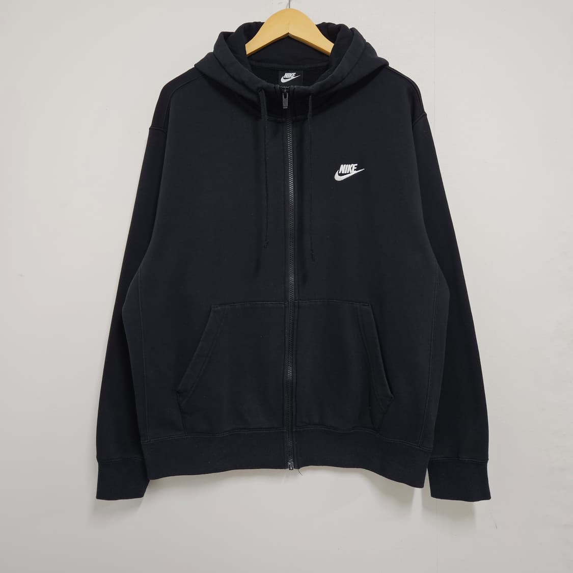 XL 105 나이키 블랙 기모 후드집업 상품이미지2