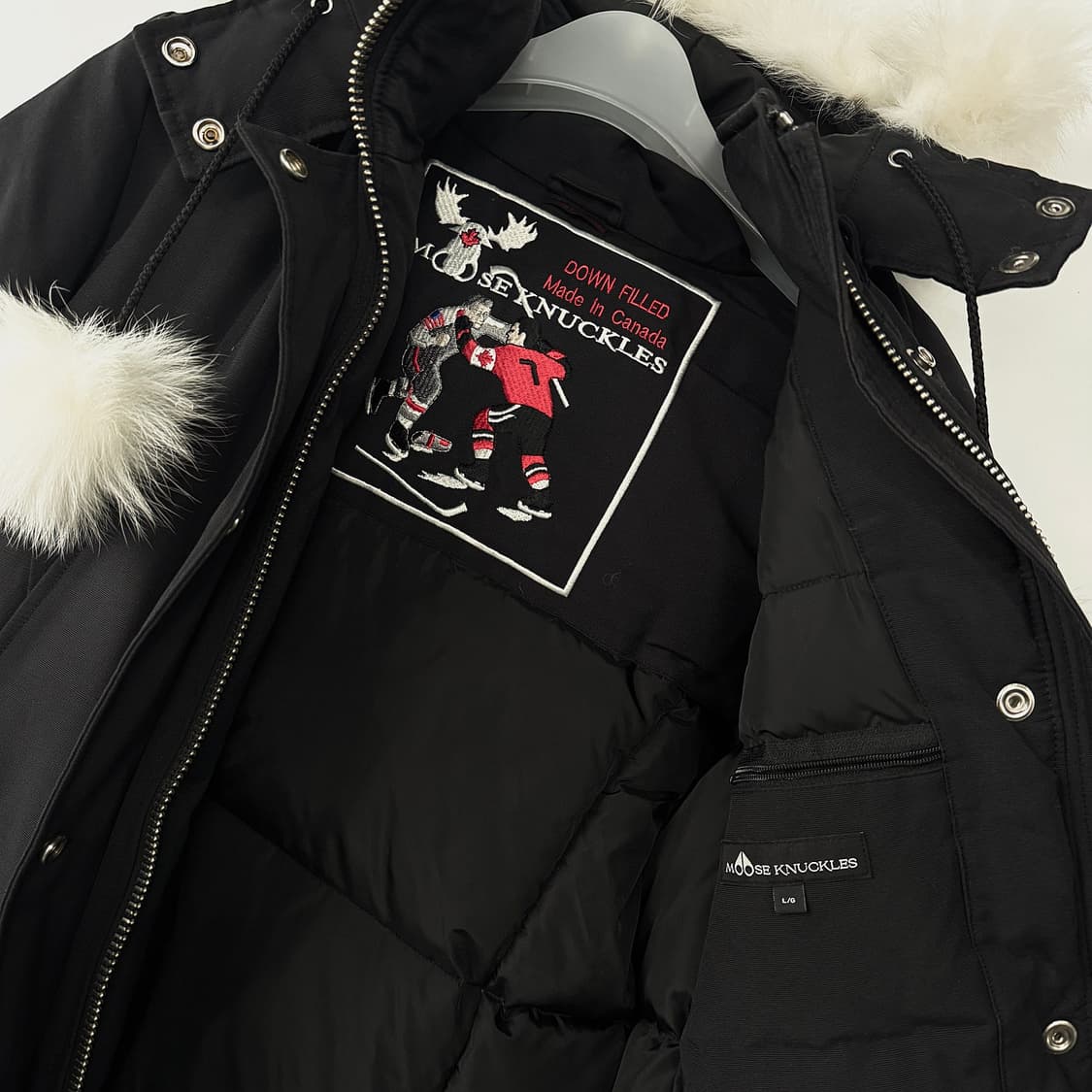 무스너클 스틸링 폭스퍼 다운 파카 상품이미지4