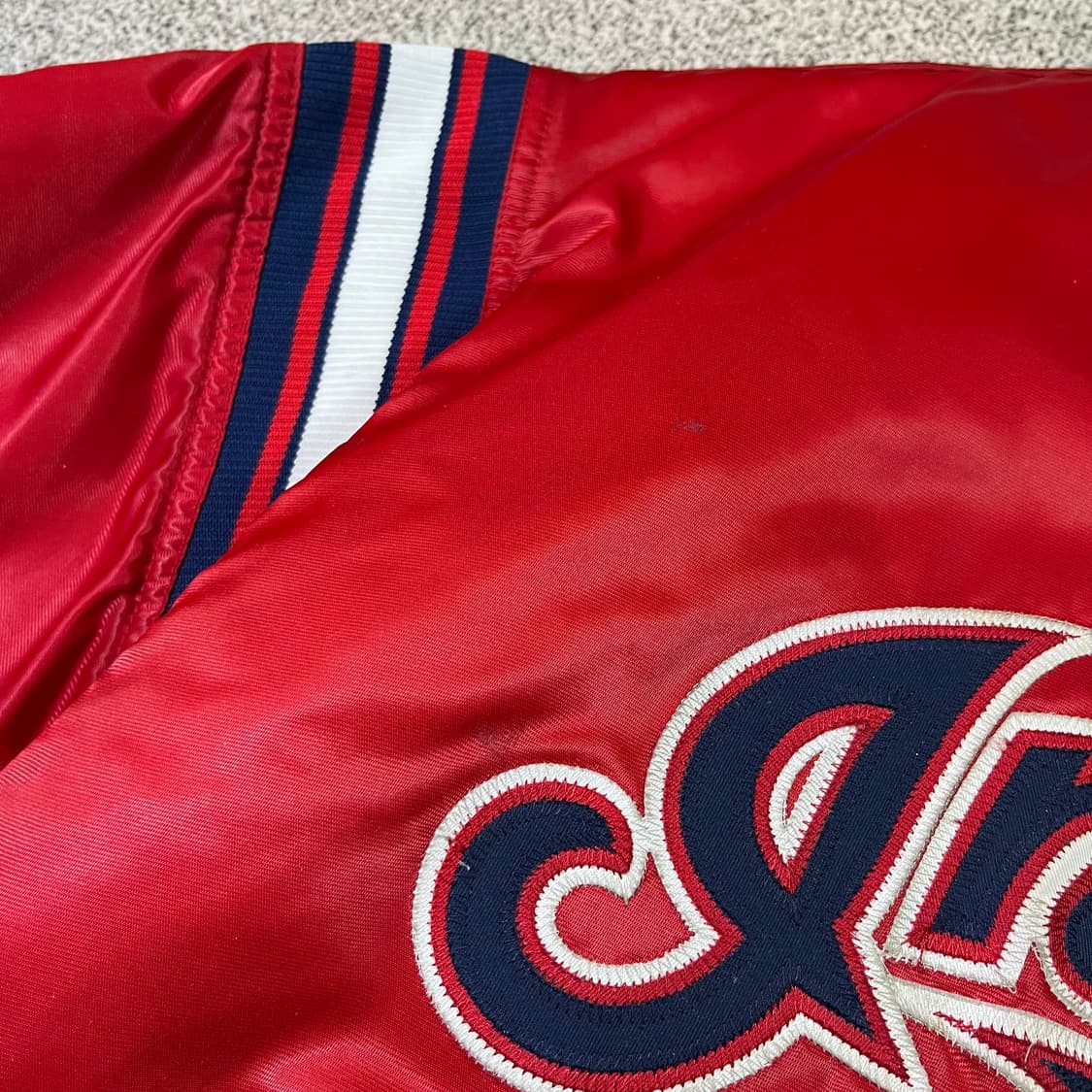 90s 스타터 MLB 클리블랜드 인디언스 스타디움 점퍼 상품이미지6