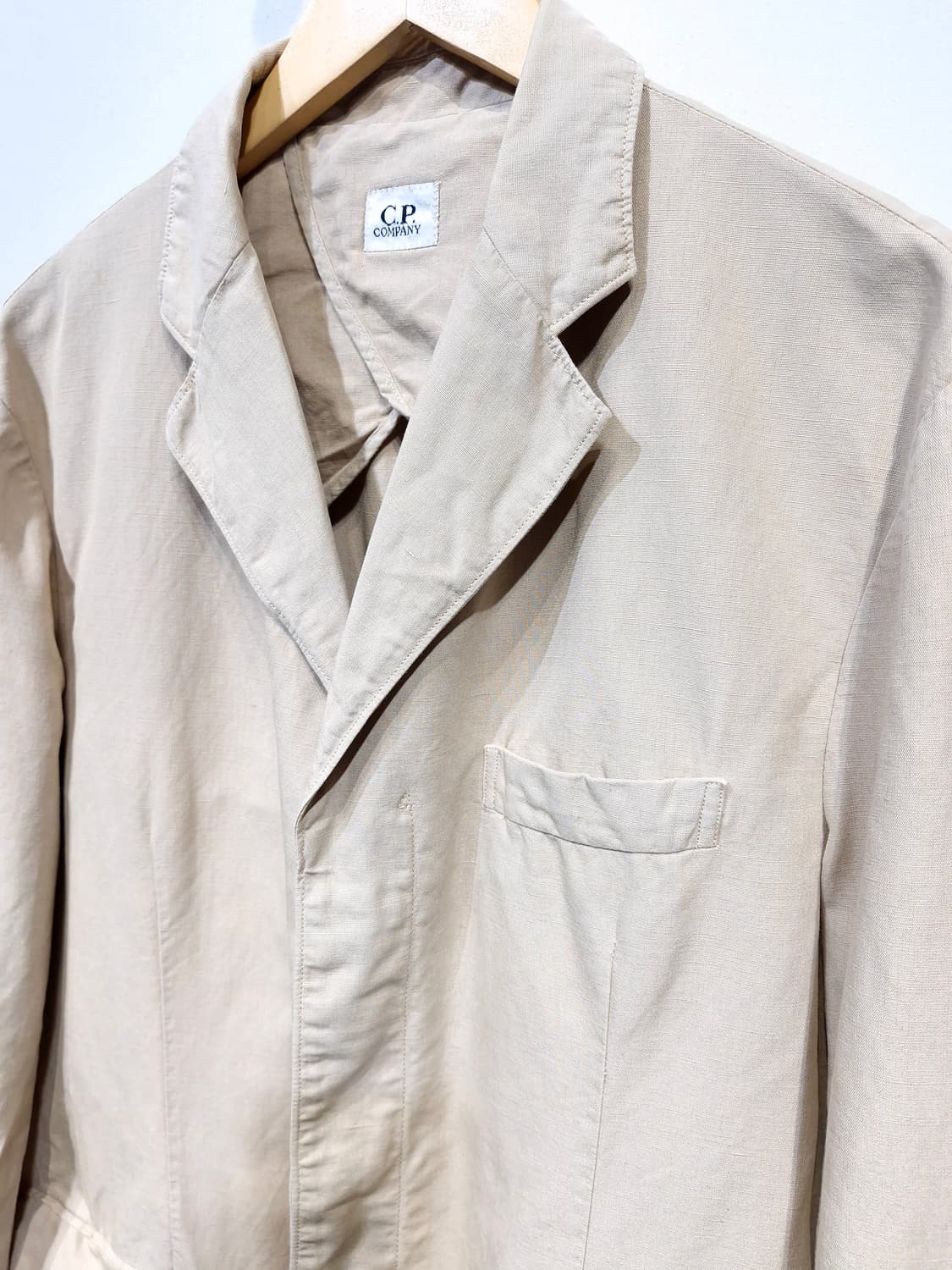 CP컴퍼니 린넨 코튼 혼방 블레이져 XL 상품이미지3