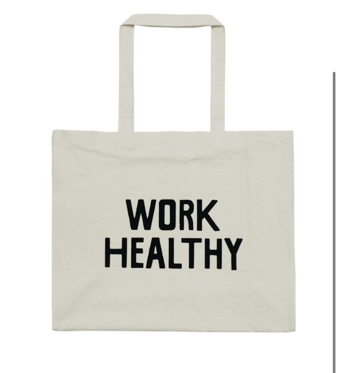 WORK HEALTHY MARKET BAG 새상품 팝니다 상품이미지1