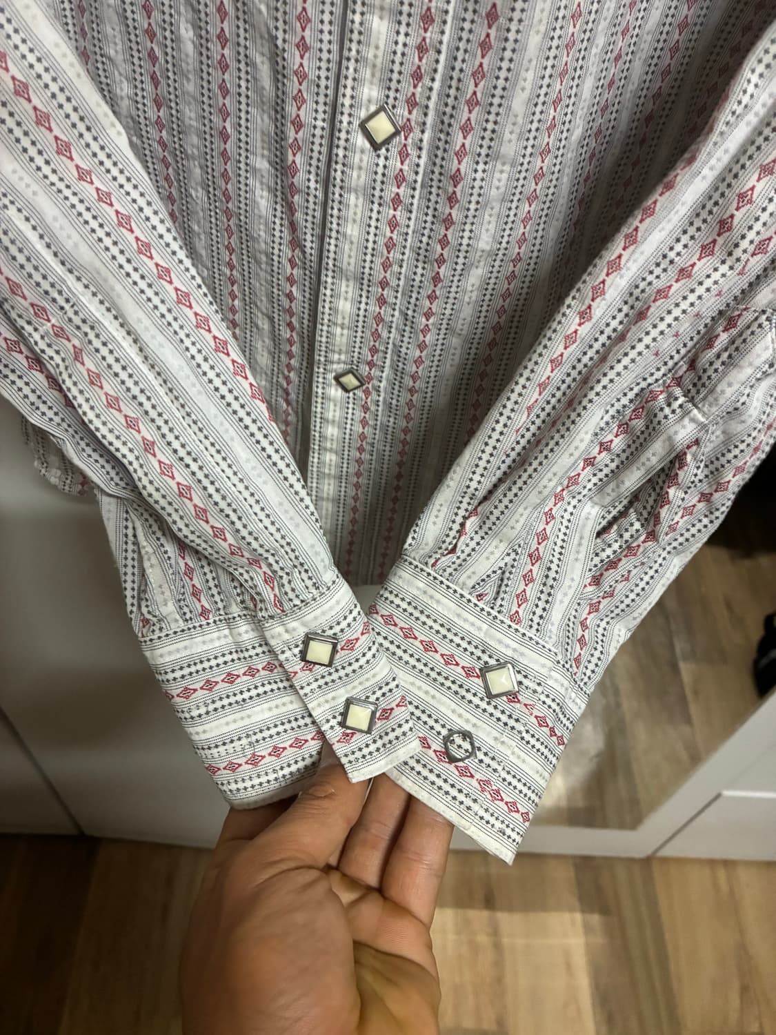 빈티지 무드 웨스턴 셔츠 L/100 상품이미지4