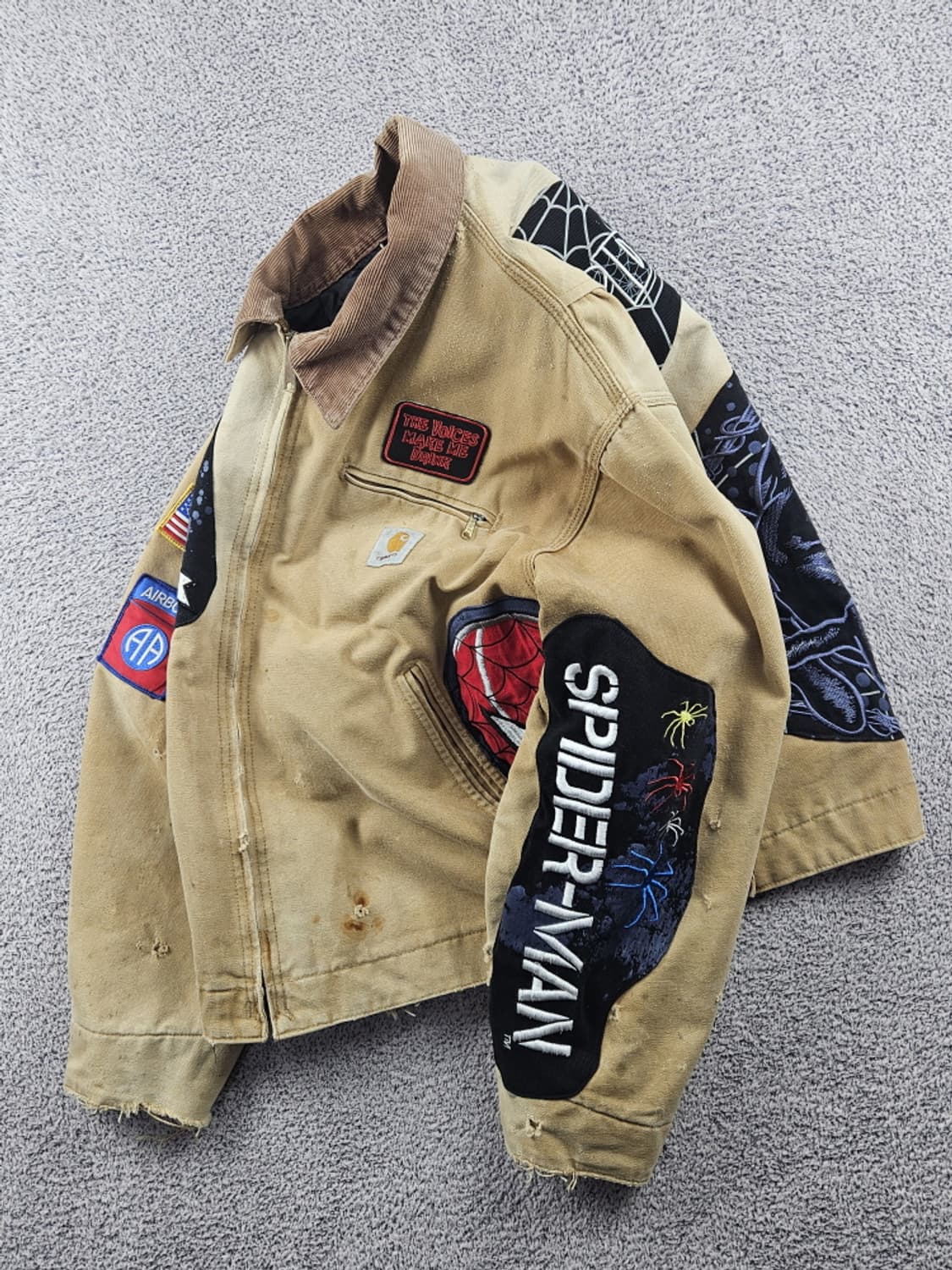 칼하트 X 제프해밀턴 리워크 커스텀 디트로이트 자켓 (105)/10594 상품이미지3