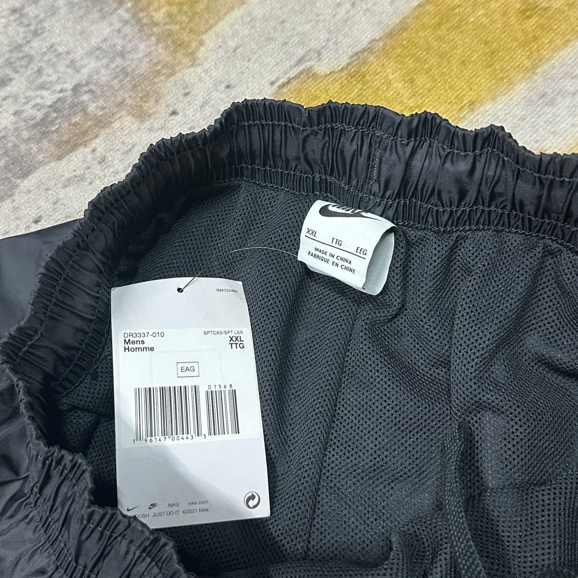 나이키 우븐 팬츠 블랙 XXL 새상품 상품이미지3