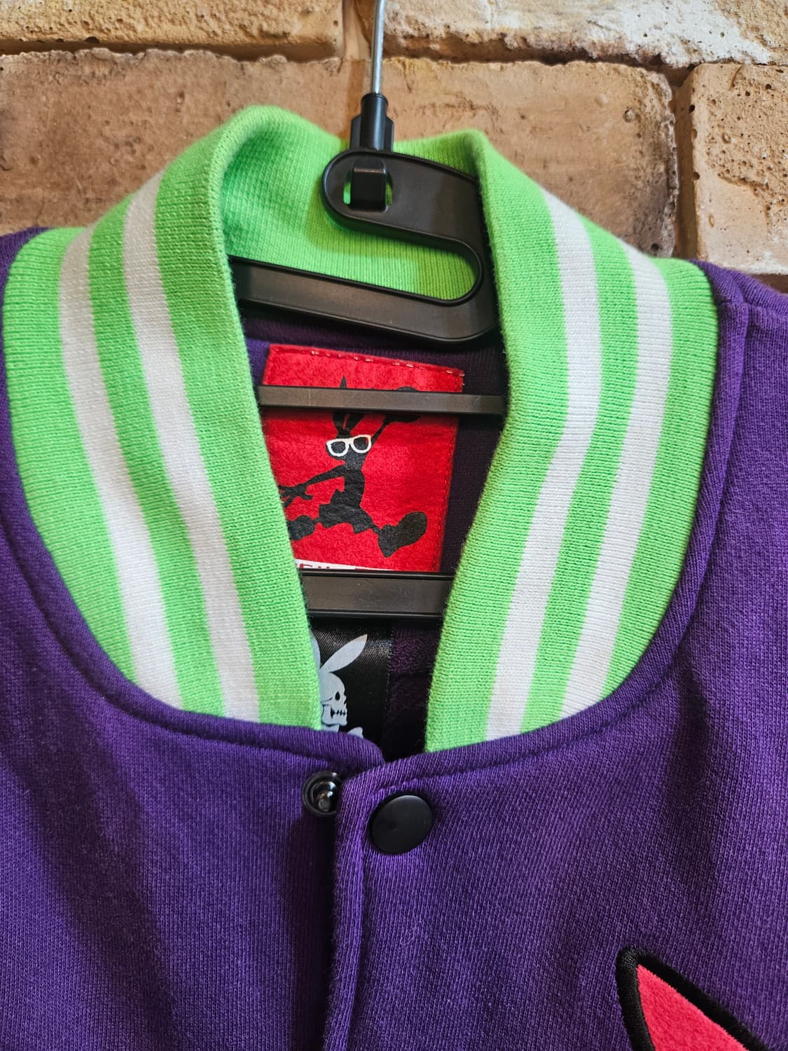 일본 Psycho Bunny 바시티 자켓 L 상품이미지4