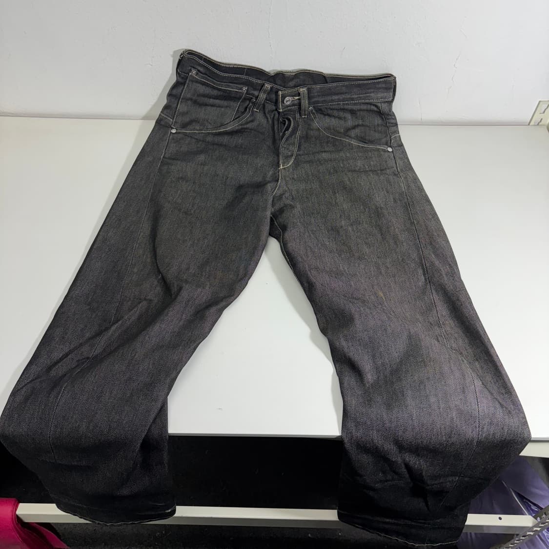 28 S 리바이스엔진 생지 트위스트 데님팬츠 청바지 상품이미지6