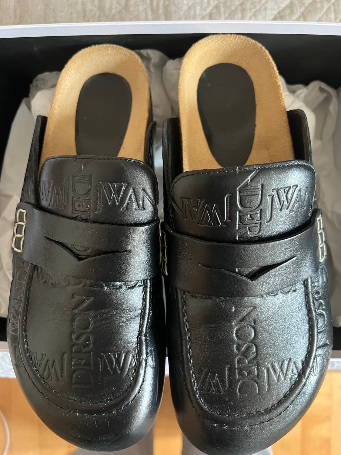 JW앤더슨 블랙 뮬 로퍼 42 상품이미지1