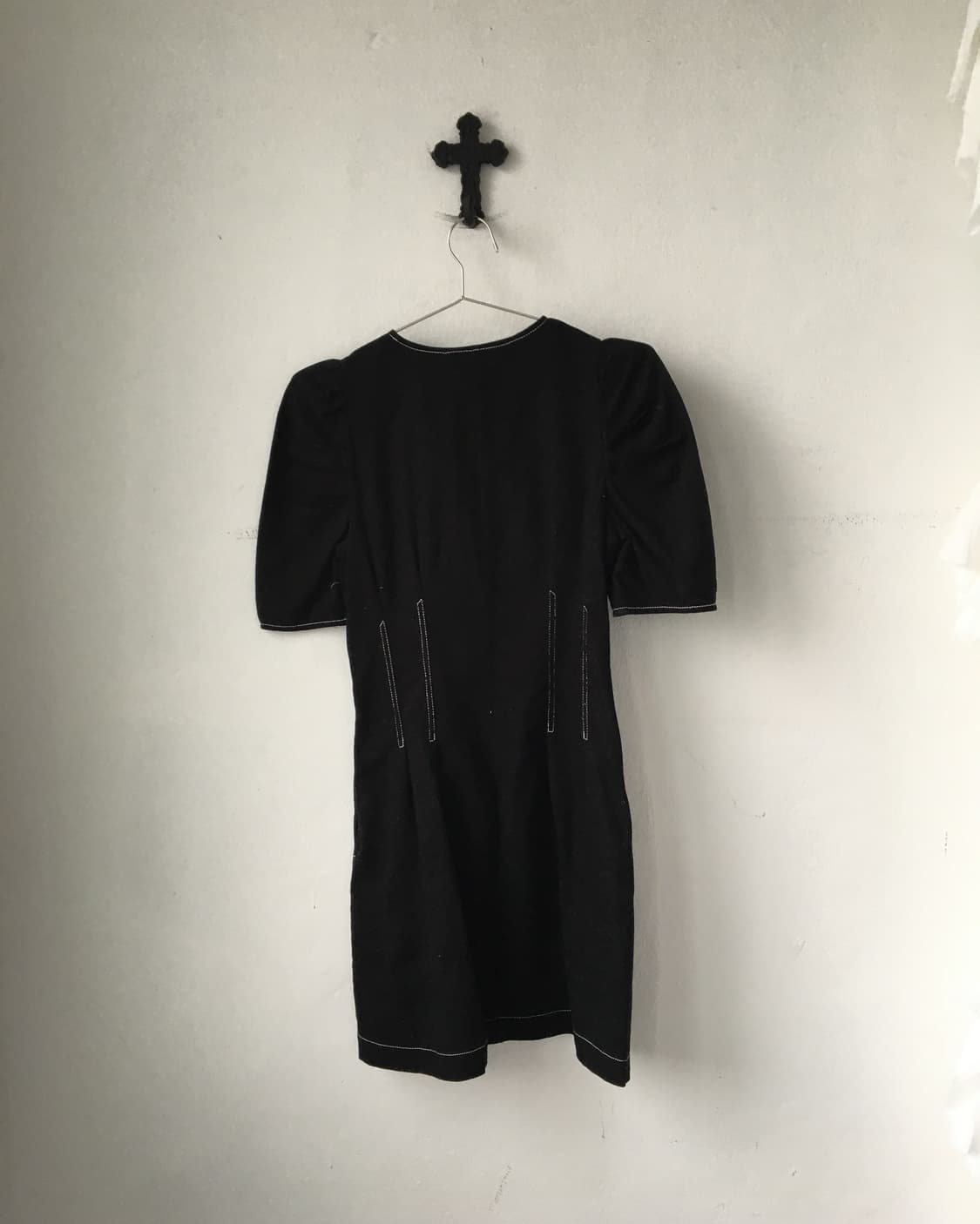 Stitch point puff onepiece 상품이미지5