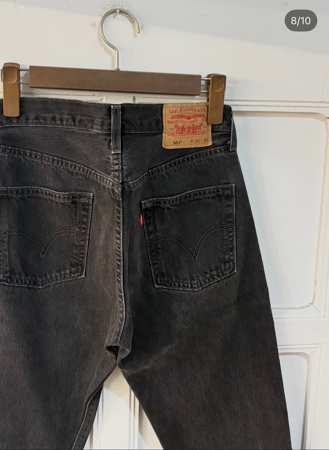 여성 추천!!—리바이스501 흑청 상품이미지6