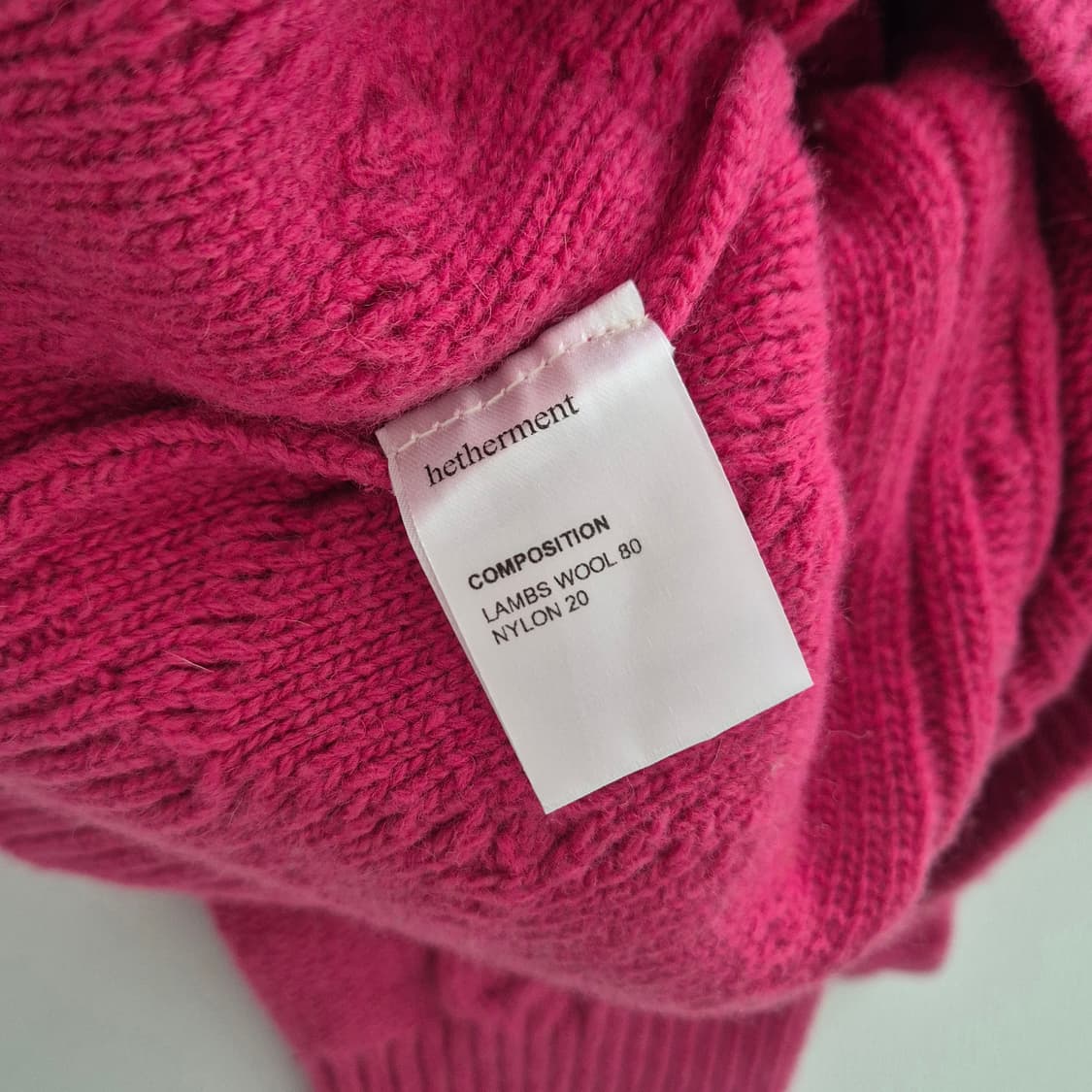 헤더먼트 그레니 가디건 핑크 상품이미지8