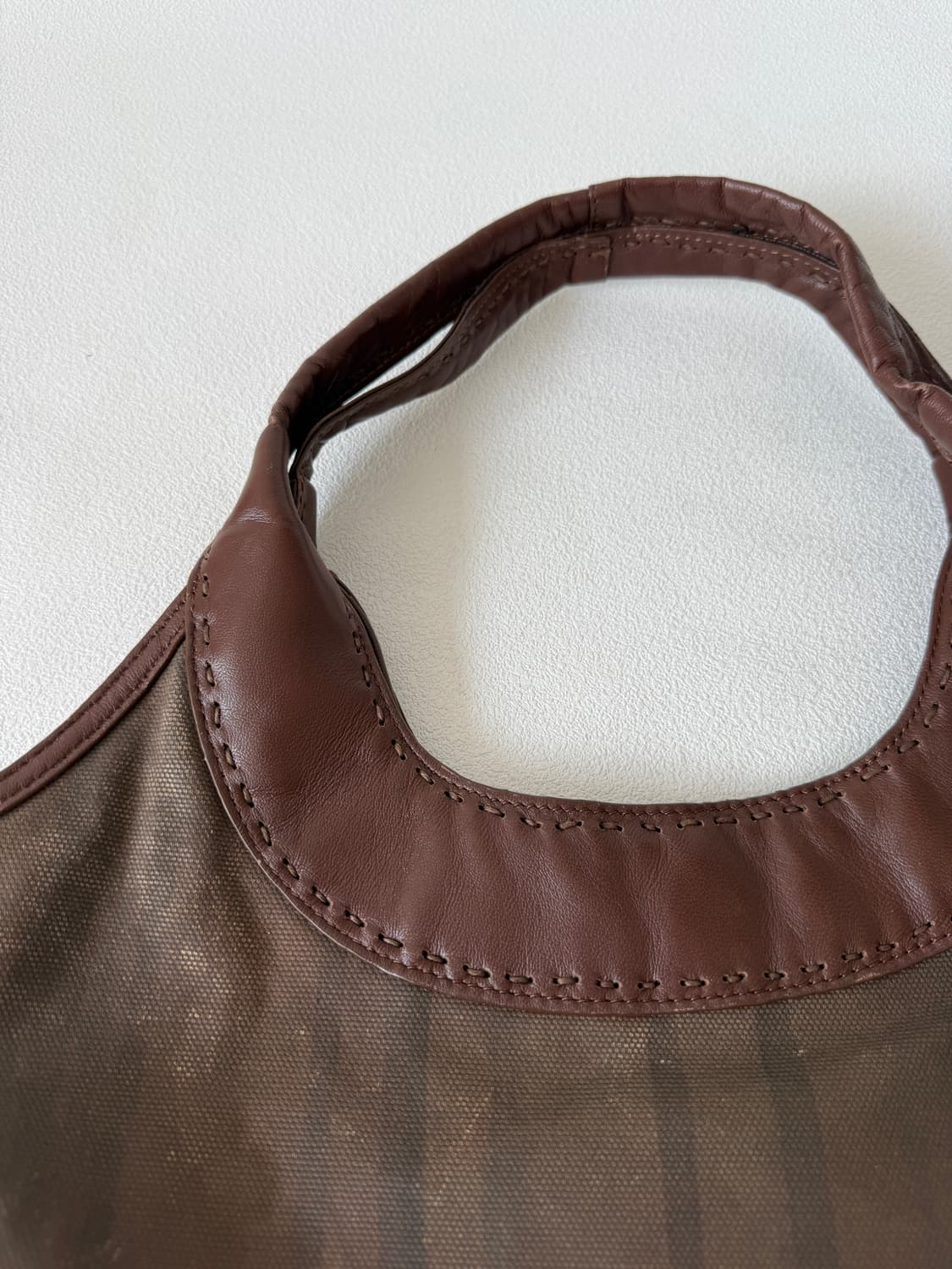 이새(isae) 코튼&레더 숄더백(큰 사이즈) 상품이미지6