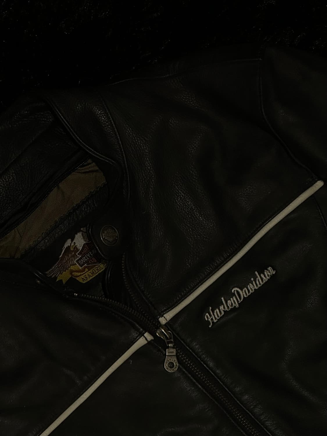 Harley-Davidson Racing Leather Jacket 상품이미지2