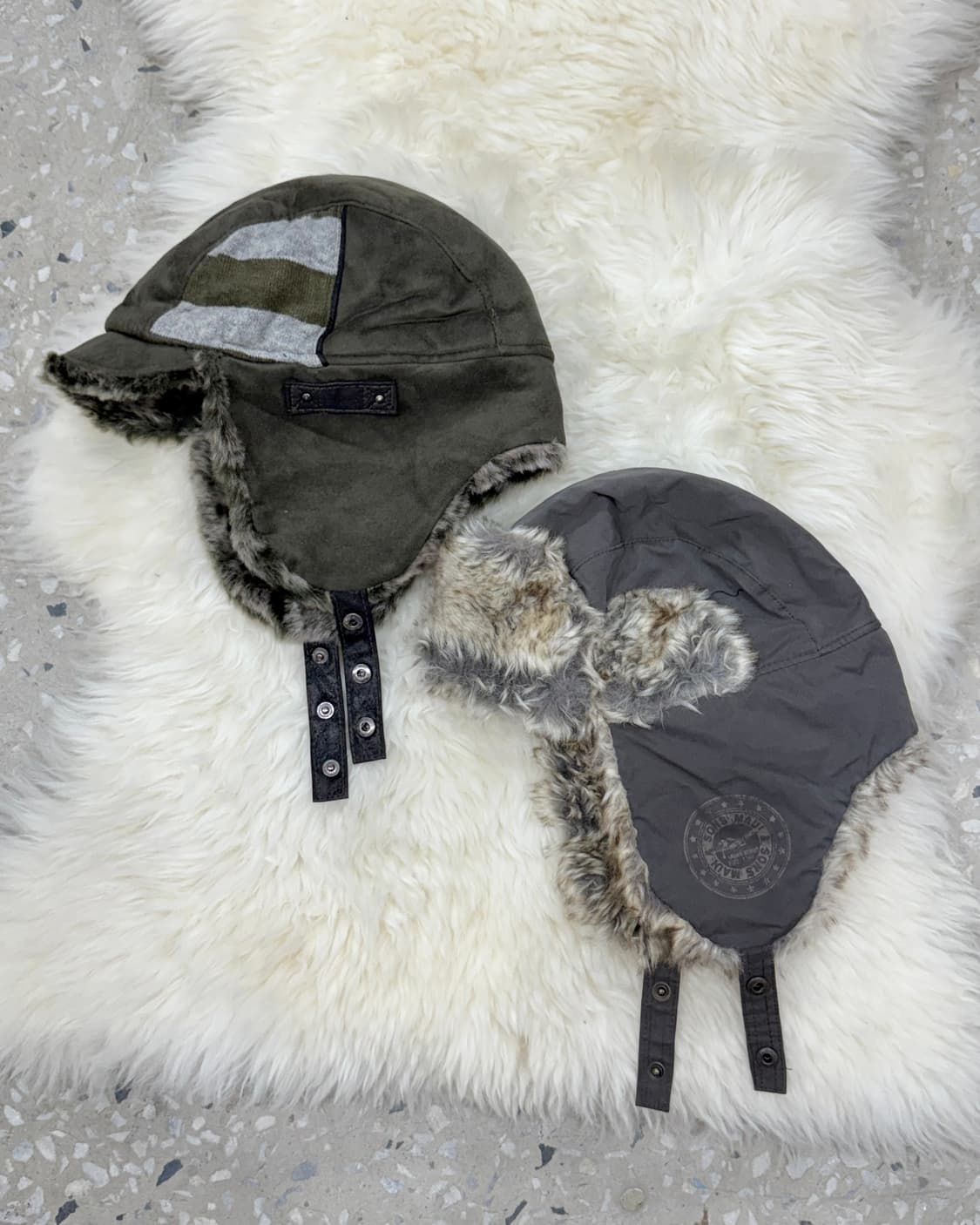 카키 니팅 트루퍼햇  상품이미지4