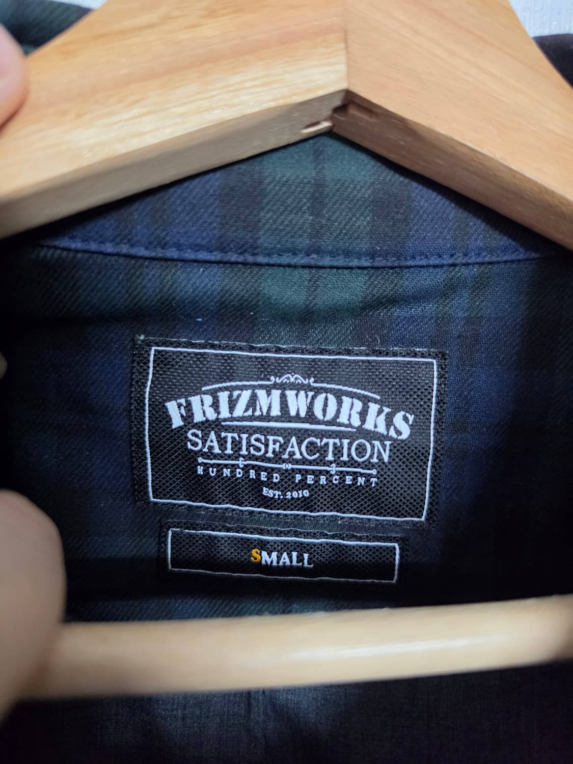 프리즘웍스 오버사이즈 발마칸 코트 블랙와치 S 상품이미지5