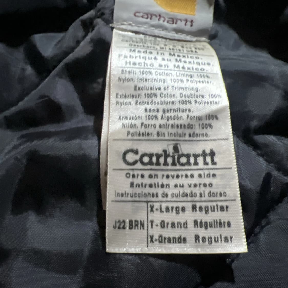 칼하트 J22 커스텀 자켓 브라운 상품이미지6