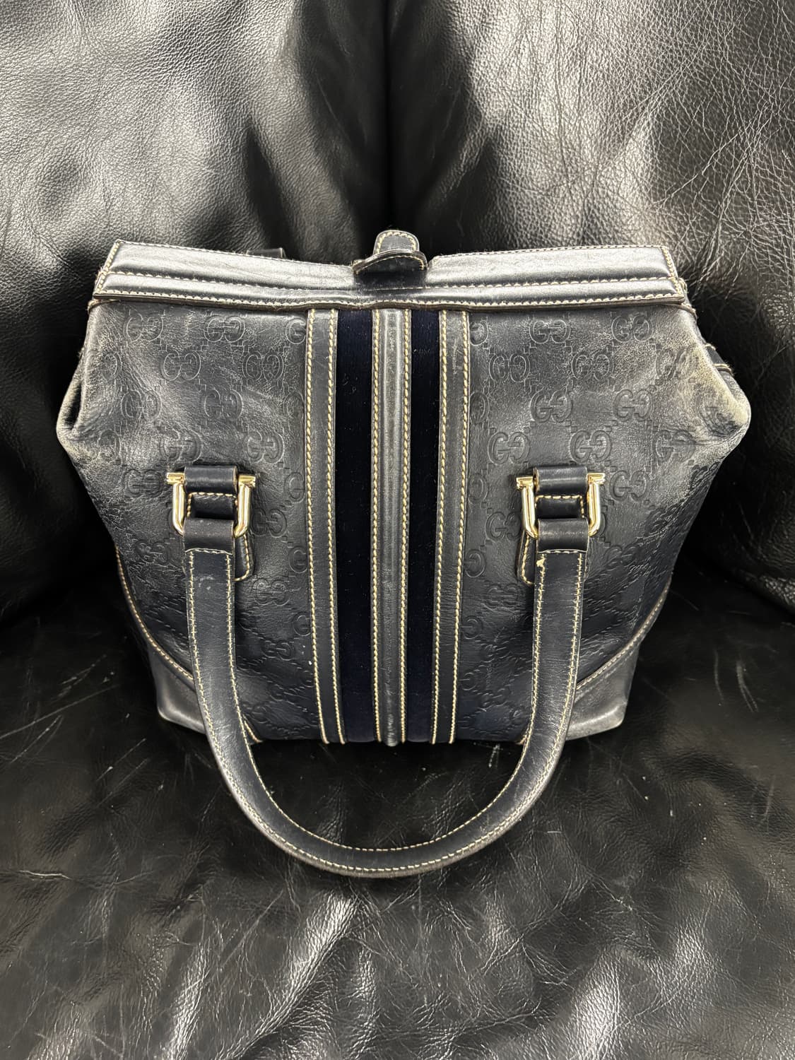 구찌 씨마 블랙 토트백 상품이미지6