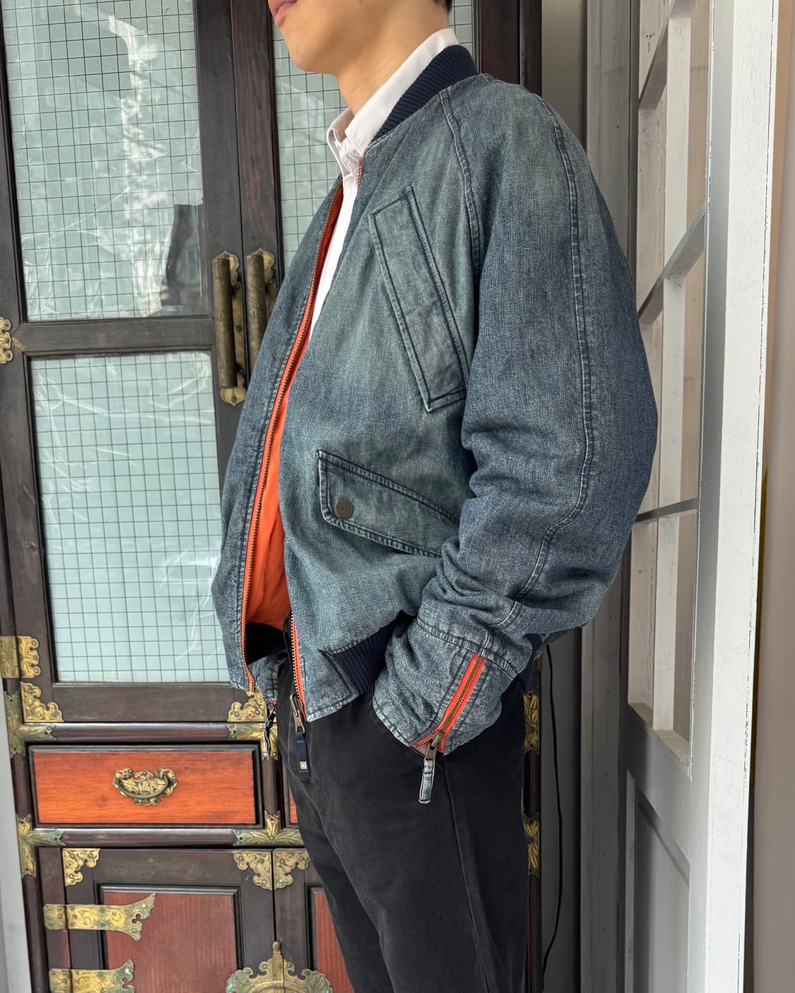 Armani Jeans 리버시블 봄버 자켓 상품이미지1