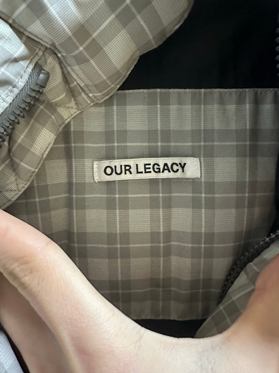 아워레가시 레녹스 체크 패딩 상품이미지2