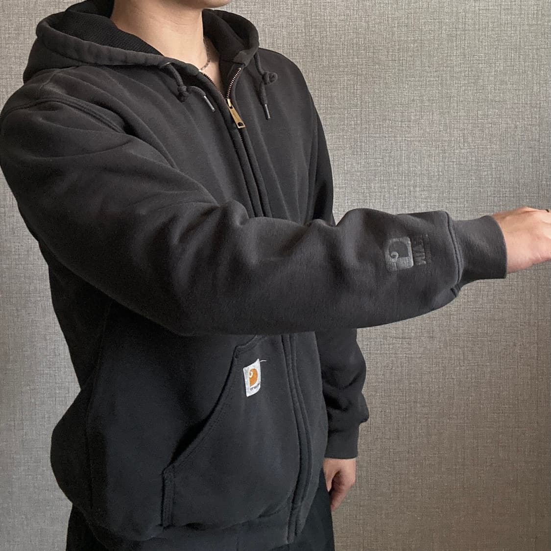 Carhartt 칼하트 오버핏 써멀 후드집업 상품이미지3