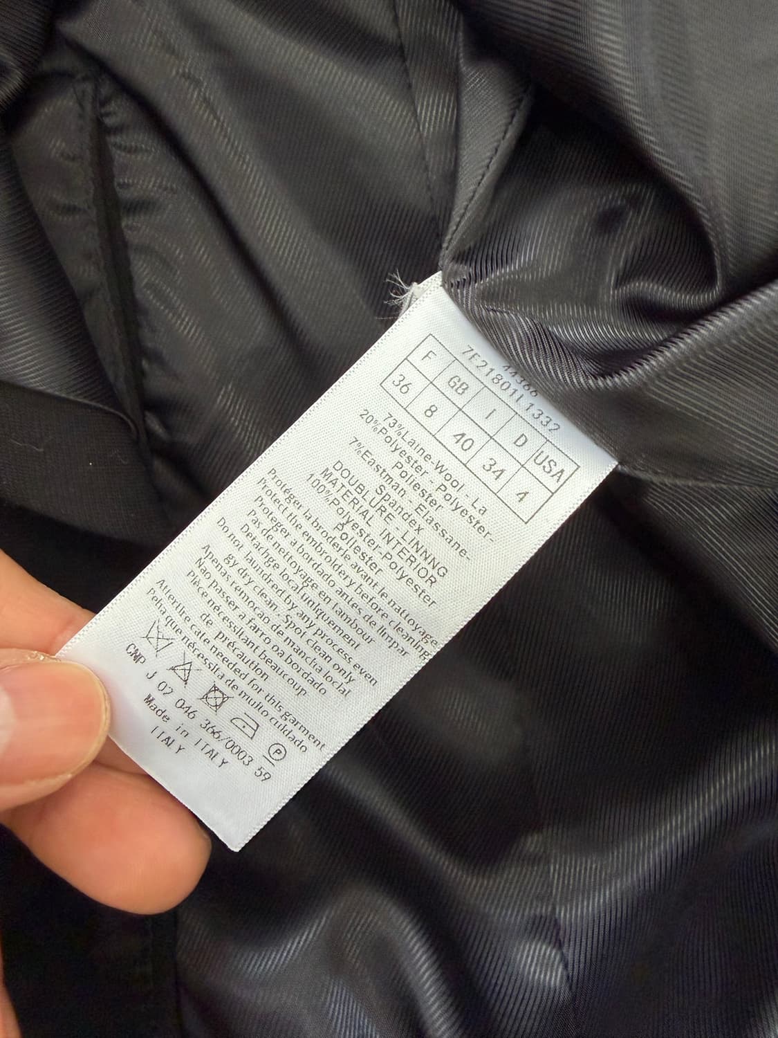 정품) 쟈딕앤볼테르 여성 블랙 스팽글 장식 자켓 36 상품이미지8