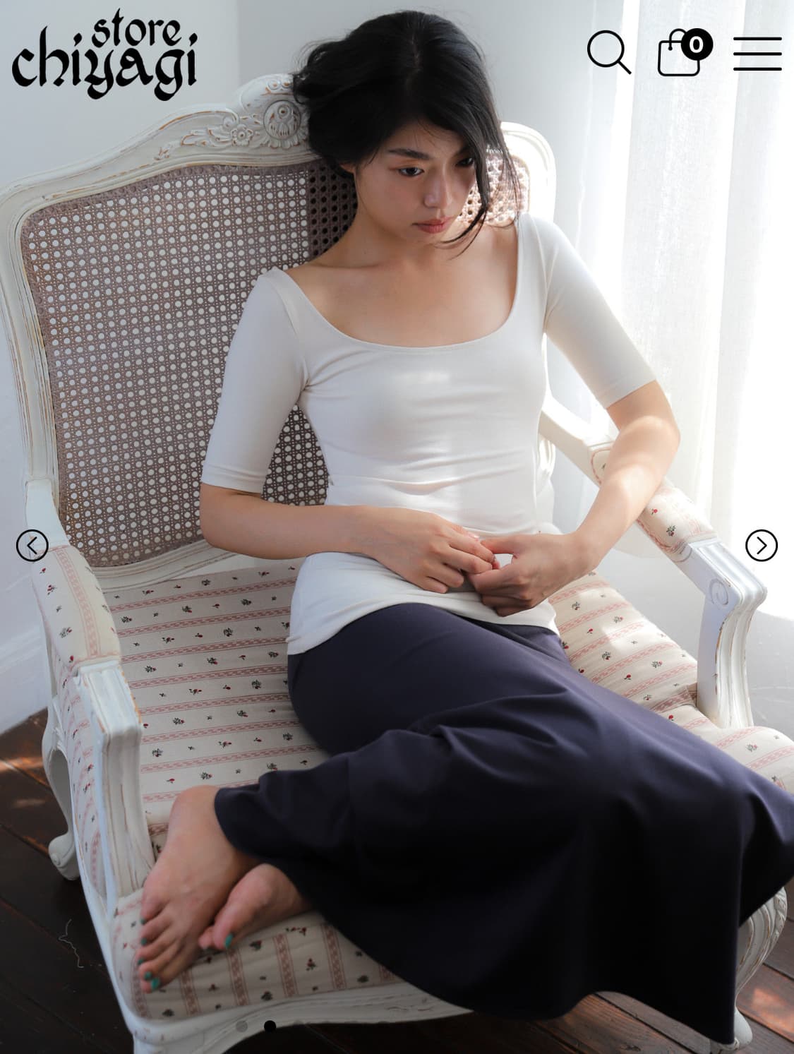 Yera Tee - ivory 상품이미지1