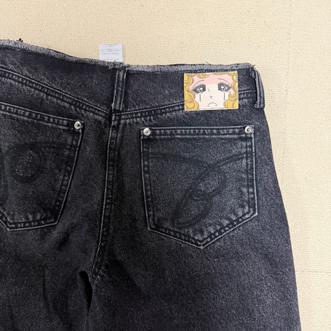 Crying girl 흑청 진 상품이미지1