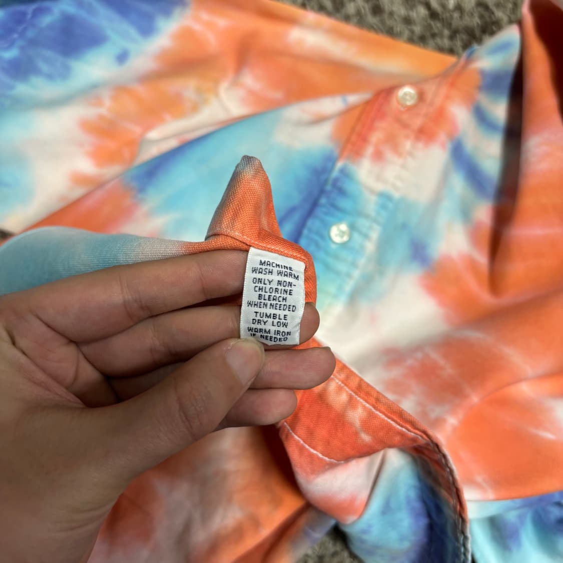 L 폴로 랄프로렌 타이다이 옥스퍼드 셔츠 상품이미지4