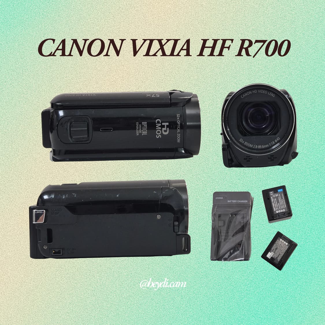 캐논 빅시아 CANON VIXIA HF R700 매트블랙 상품이미지3