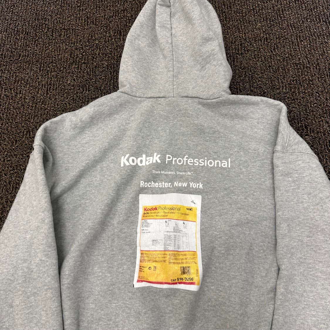 Kodak 코닥 긴팔 후드티셔츠 그레이 2XL 상품이미지7