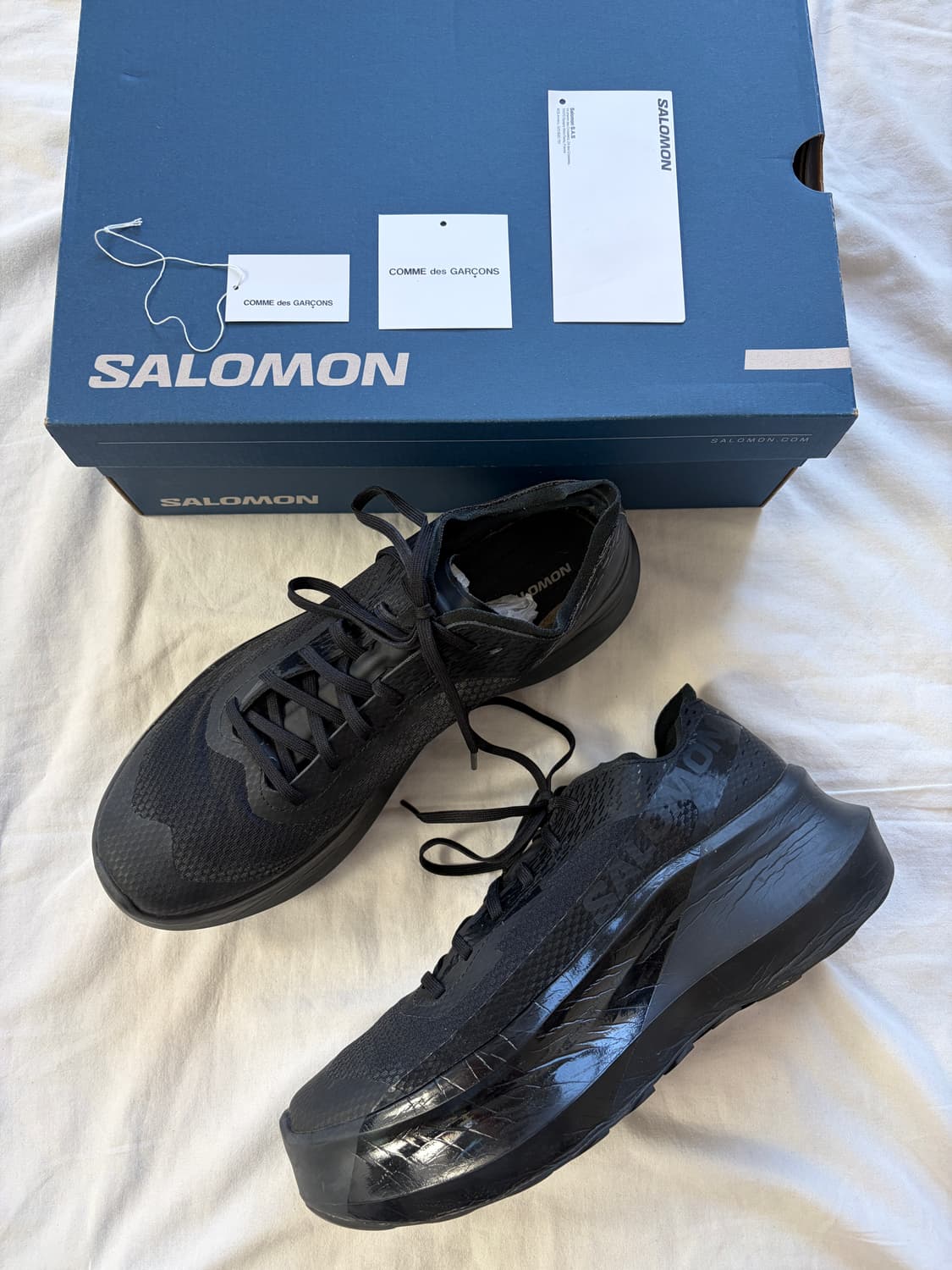 살로몬 x 꼼데가르송 판타즘 플랫폼 블랙 Salomon x CDG 상품이미지1